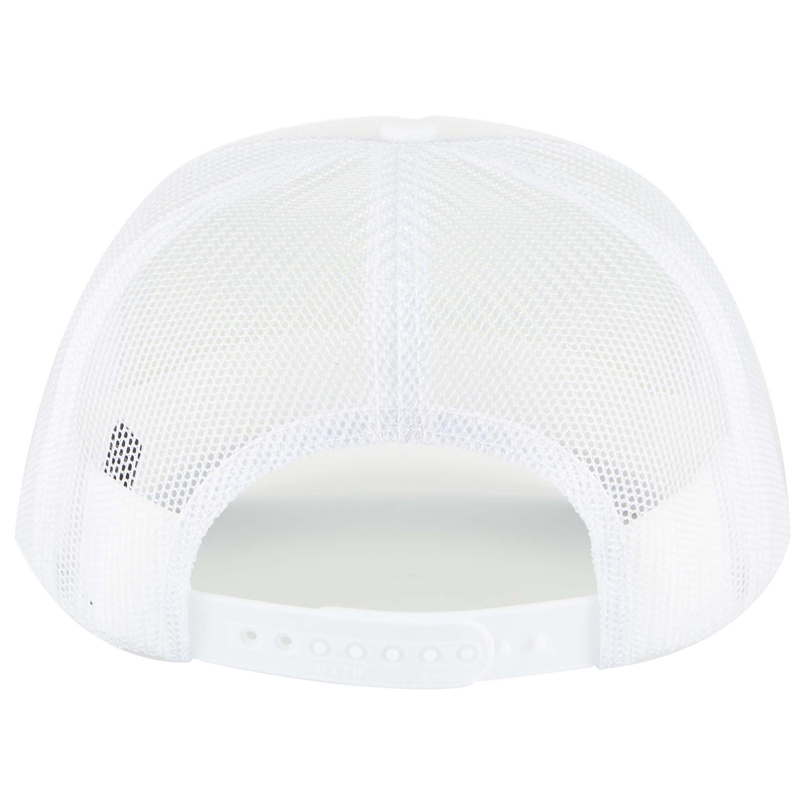 3932-1 OTTO CAP 5 Panel High Crown Polyester Foam Front Mesh Back Trucker Hat - Back Image