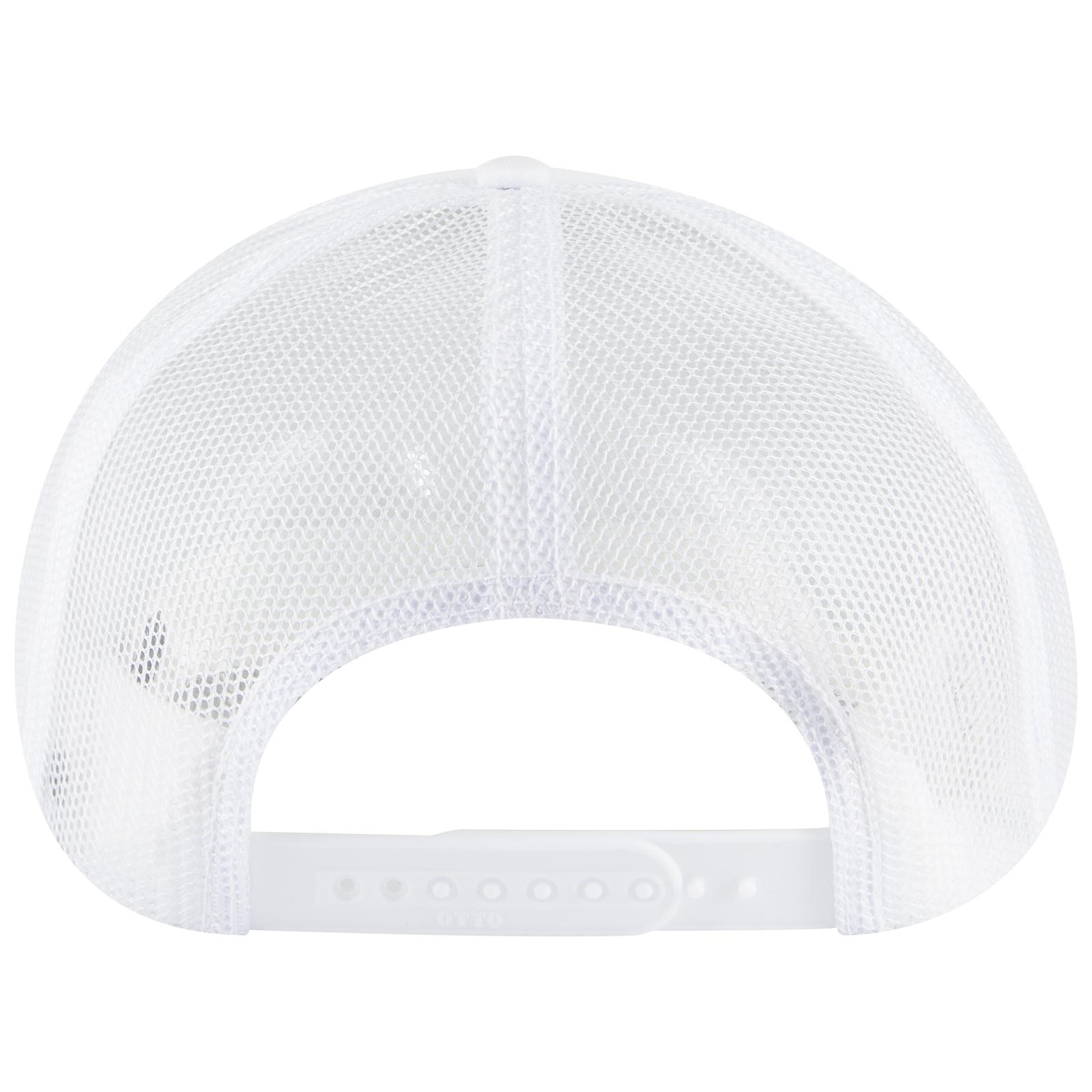 39950-2 OTTO CAP 5 Panel Pro Style Mesh Back Trucker Hat - Back Image