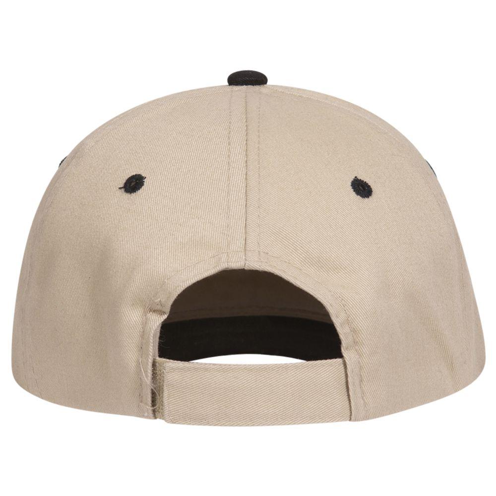 61-313 OTTO CAP Young Adult 6 Panel Low Profile Baseball Cap 61-313 OTTO CAP Young Adult 6 Panel Low Profile Baseball Cap - Back Image