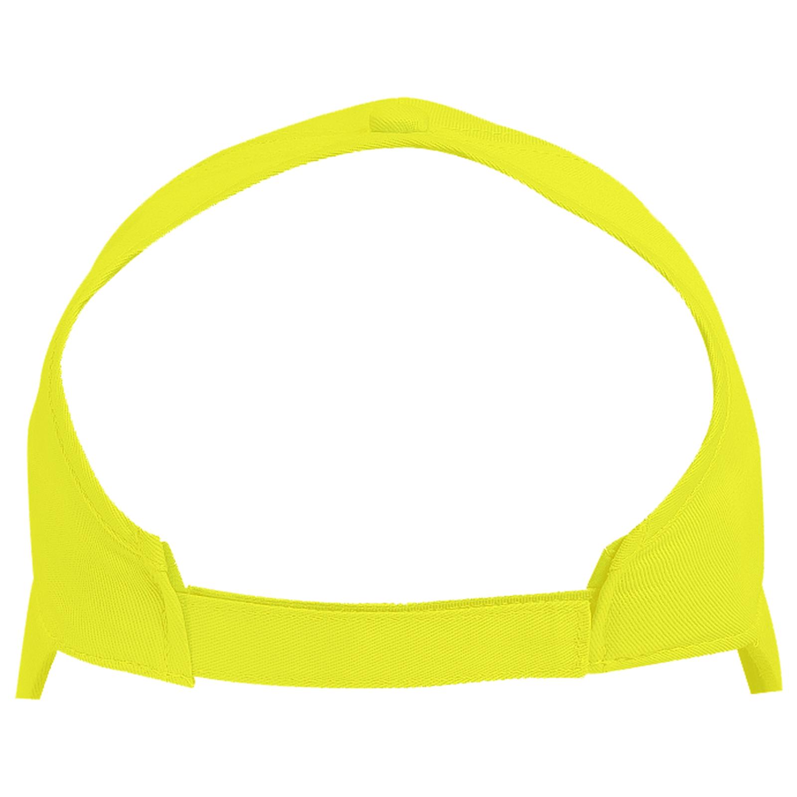 69-600 OTTO CAP 4 Panel Ponytail Extra Large Visor Cap - Back Image