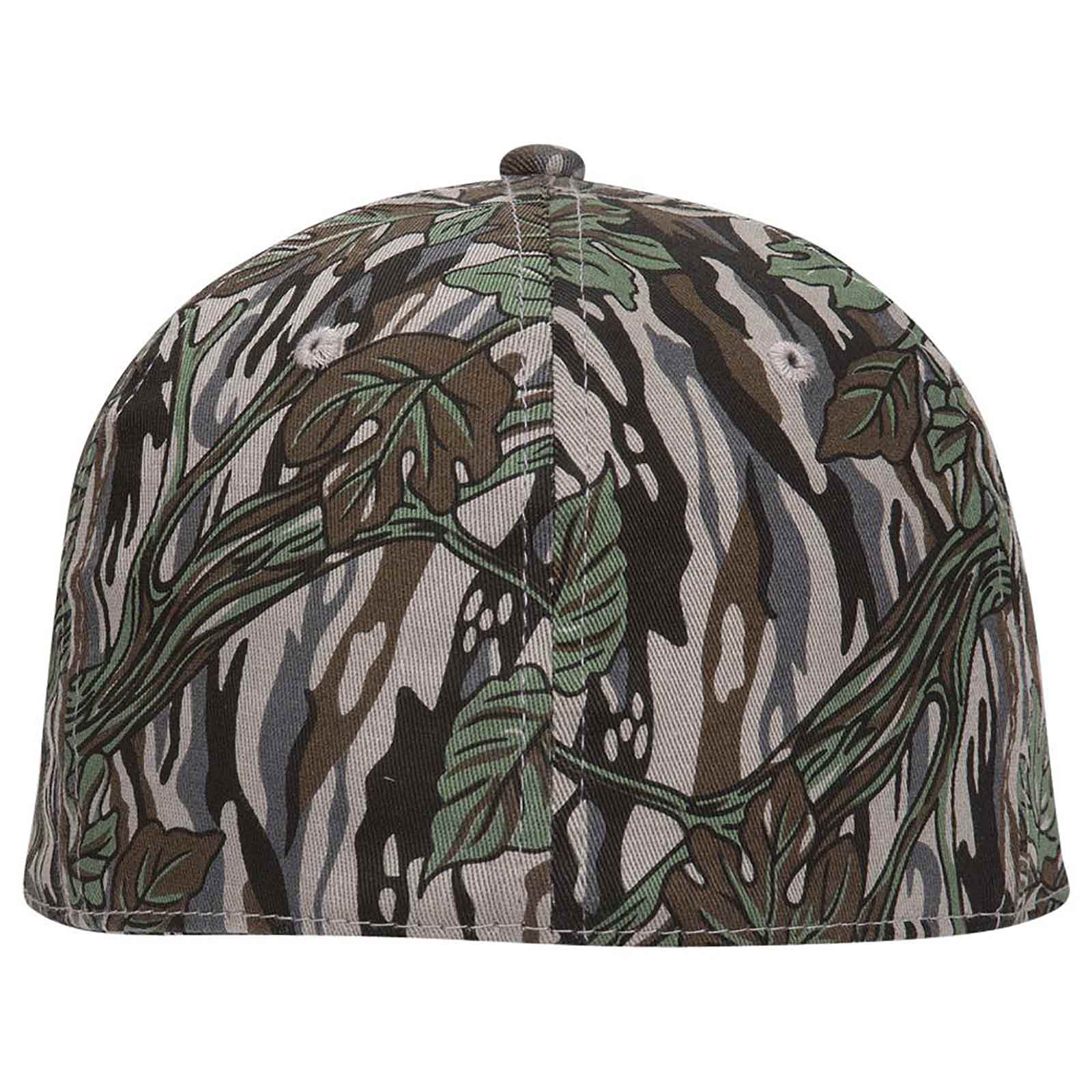 77-379 OTTO CAP " FLEX" Fitted Camouflage 6 Panel Low Profile Baseball Cap 77-379 OTTO CAP " FLEX" Fitted Camouflage 6 Panel Low Profile Baseball Cap - Back Image