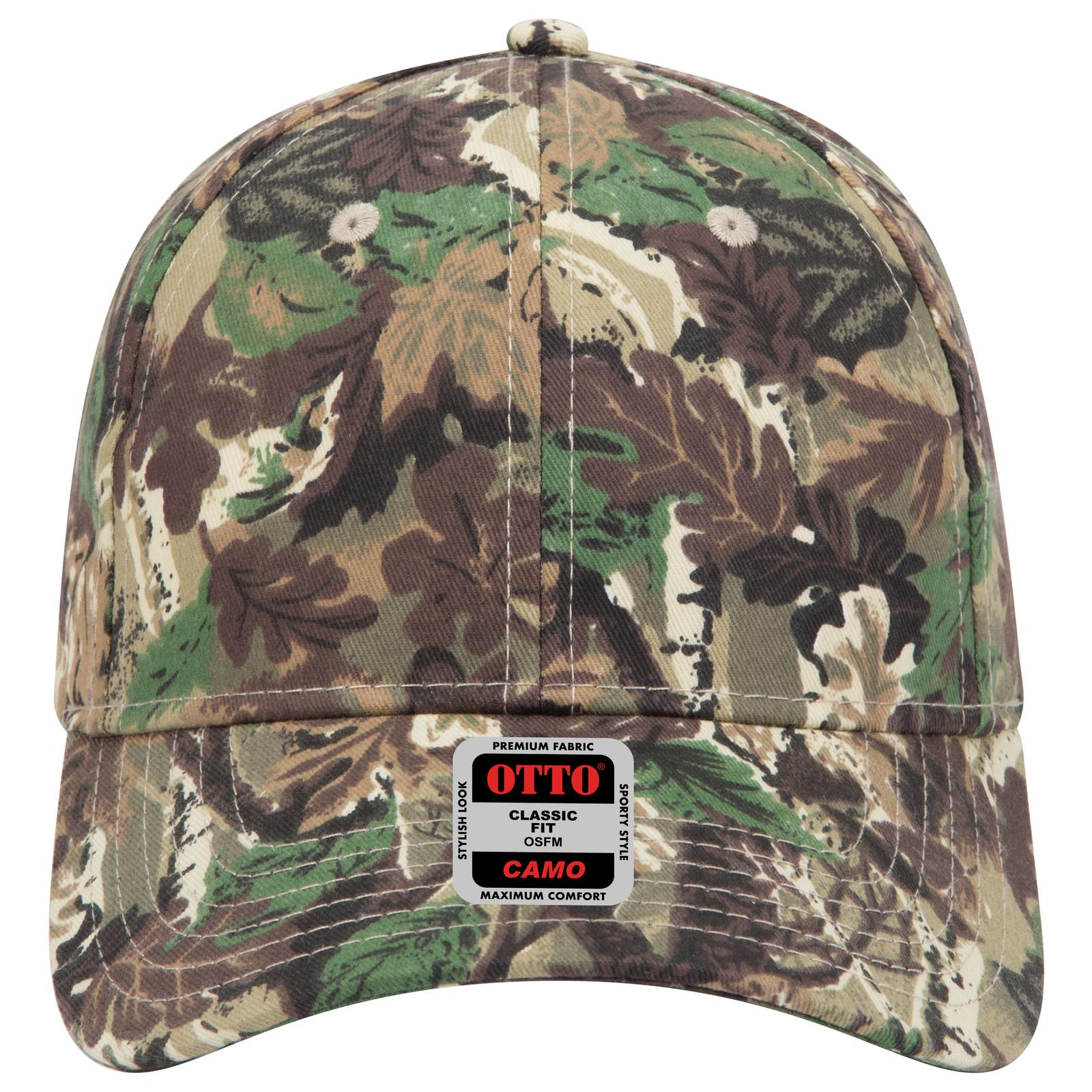 78-353 OTTO CAP Camouflage 6 Panel Low Profile Baseball Cap