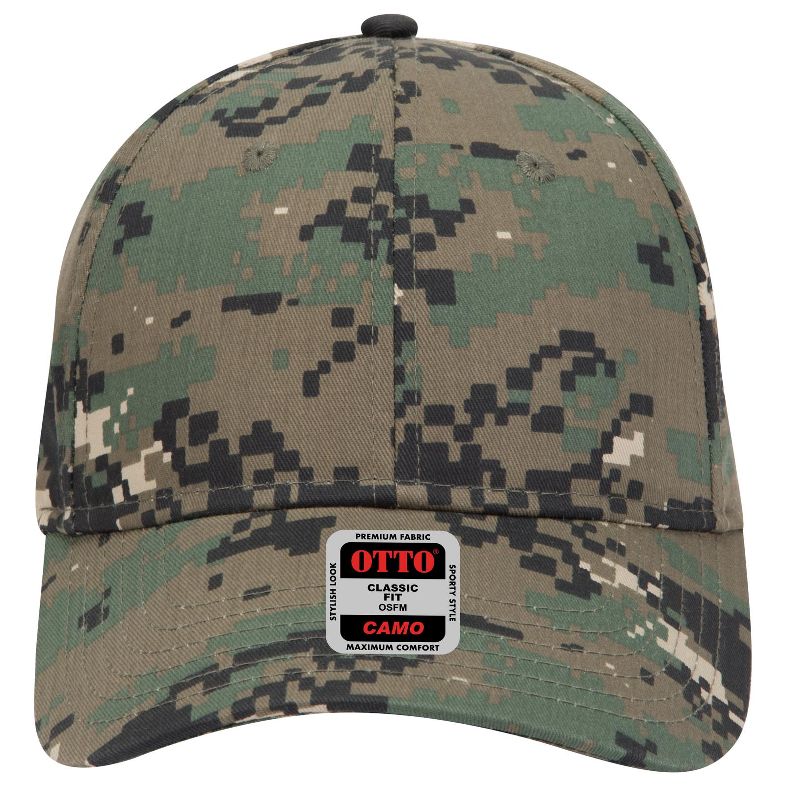 78-353 OTTO CAP Camouflage 6 Panel Low Profile Baseball Cap