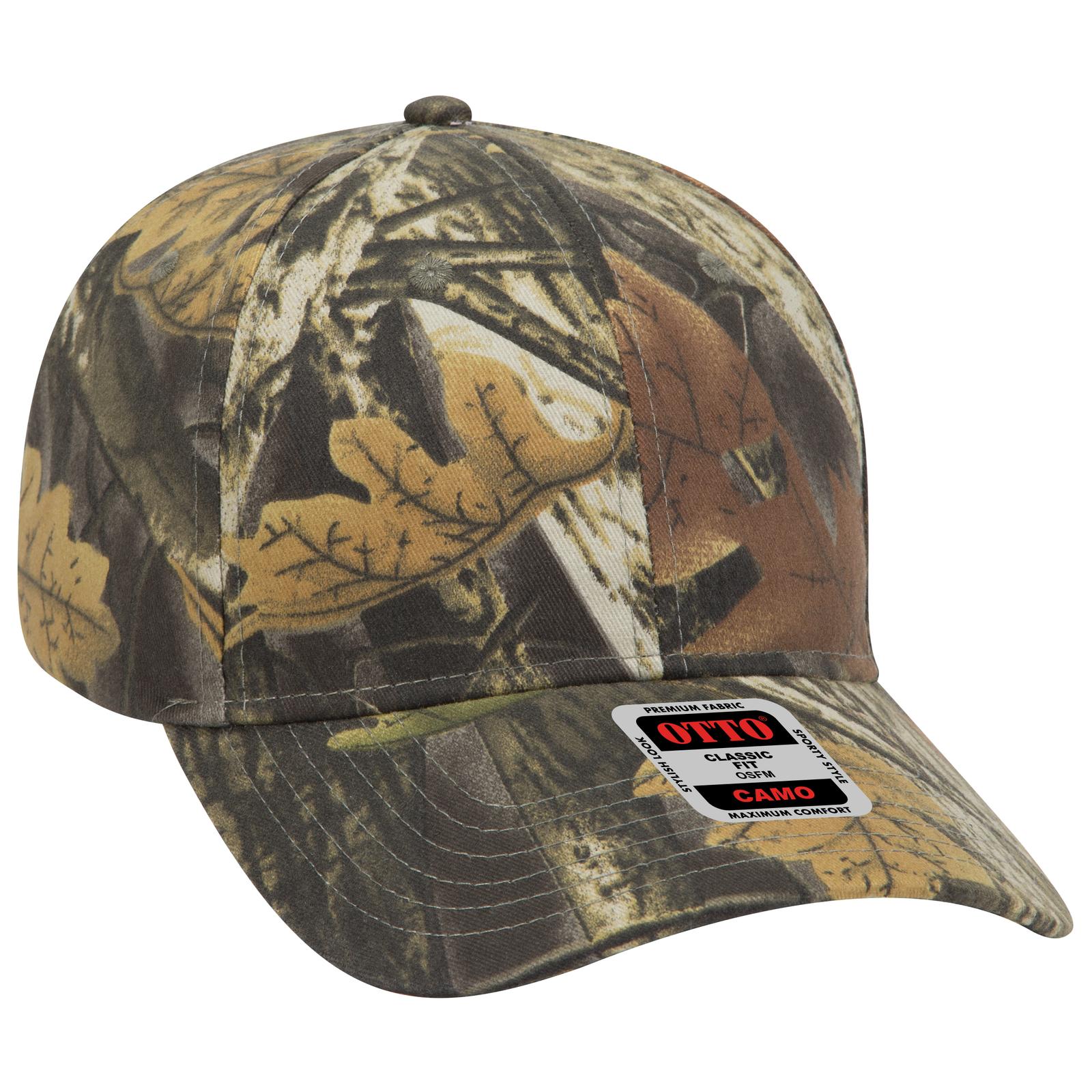 78-835 OTTO CAP Camouflage 6 Panel Low Profile Baseball Cap - Siide Image