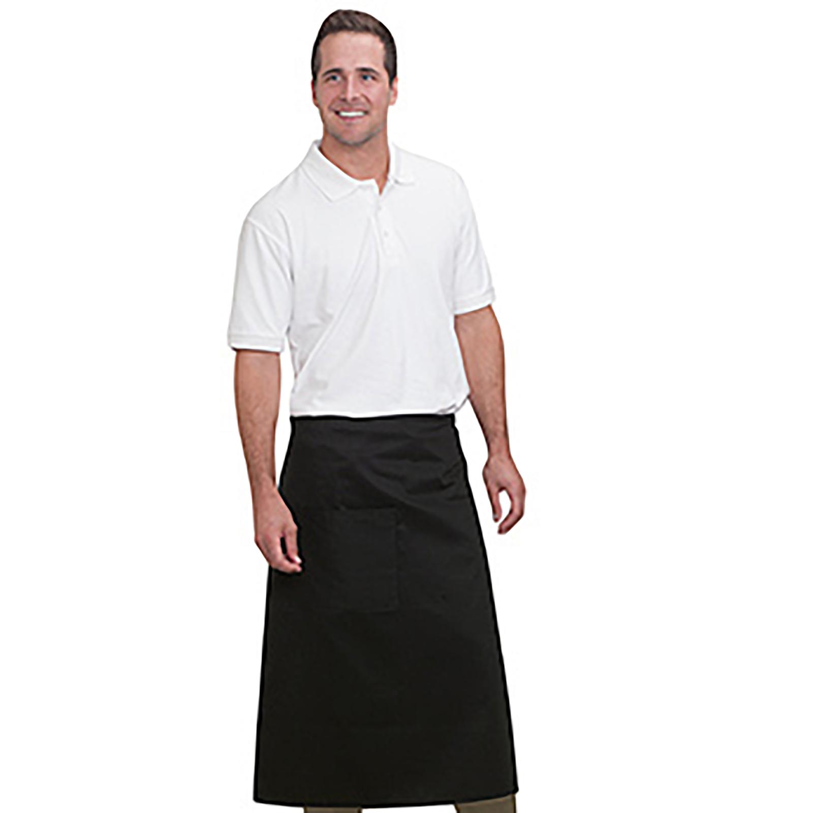 804-401 OTTO 1 Pocket Full Length Bistro Apron Zoom Image