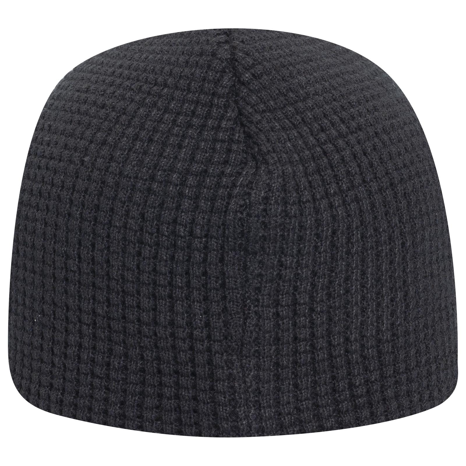 82-1068 OTTO CAP 8" Waffle Rib Knit Beanie - Back Image
