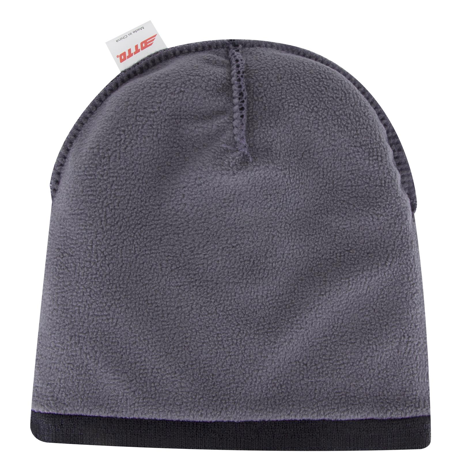 82-1317 OTTO CAP 9" Classic Knit Beanie w/ Inside Fleece Lining - Back Image