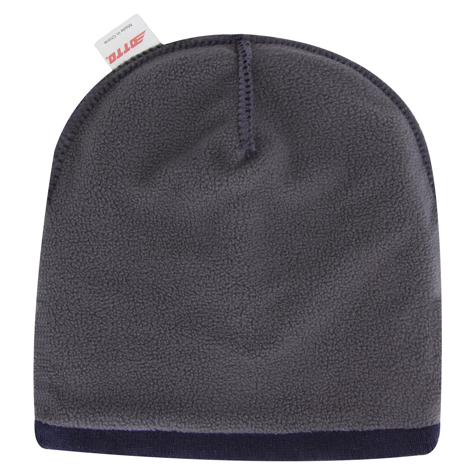 82-1317 OTTO CAP 9" Classic Knit Beanie w/ Inside Fleece Lining - Back Image