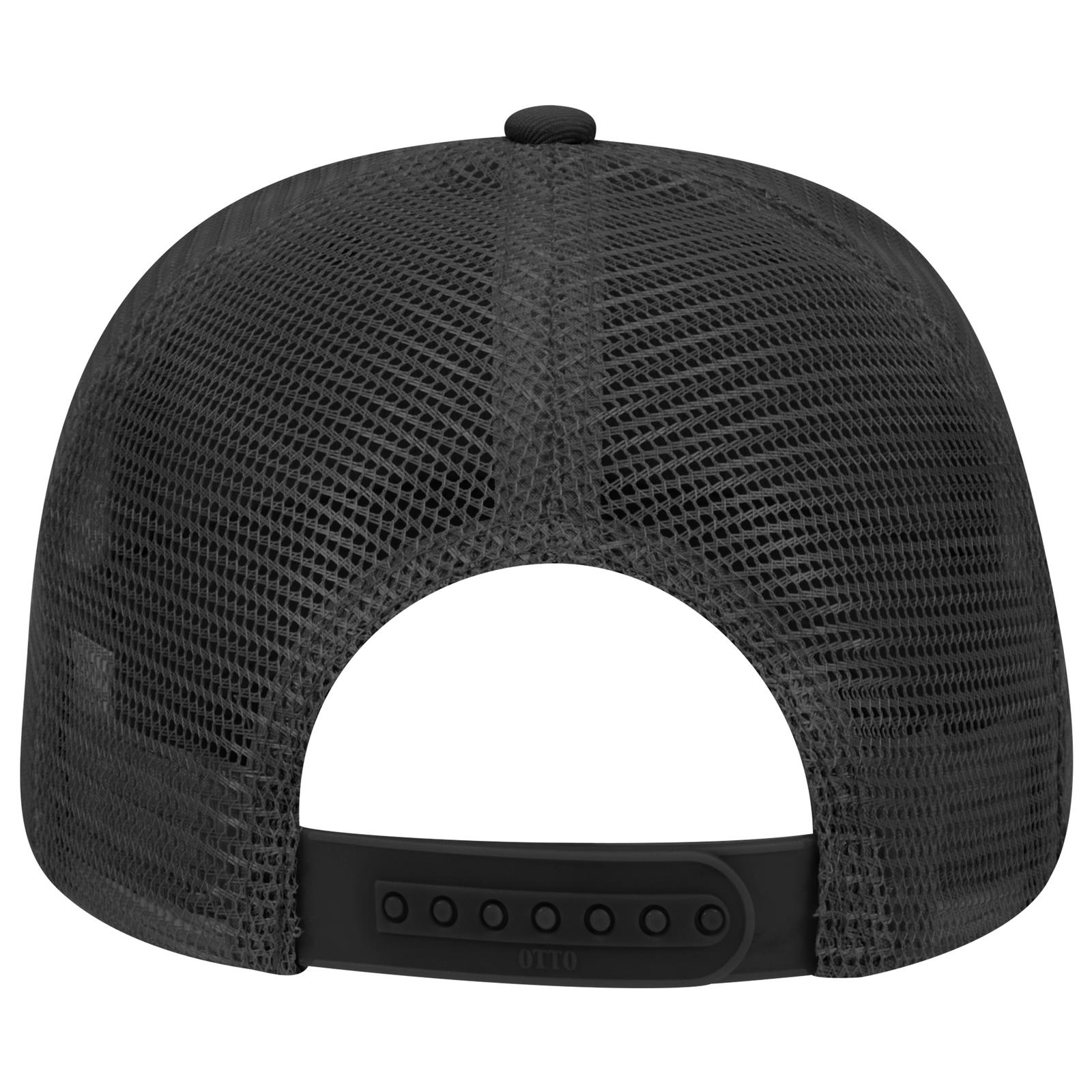 83-1101 OTTO CAP 6 Panel Low Profile Mesh Back Trucker Hat 83-1101 OTTO CAP 6 Panel Low Profile Mesh Back Trucker Hat - Back Image