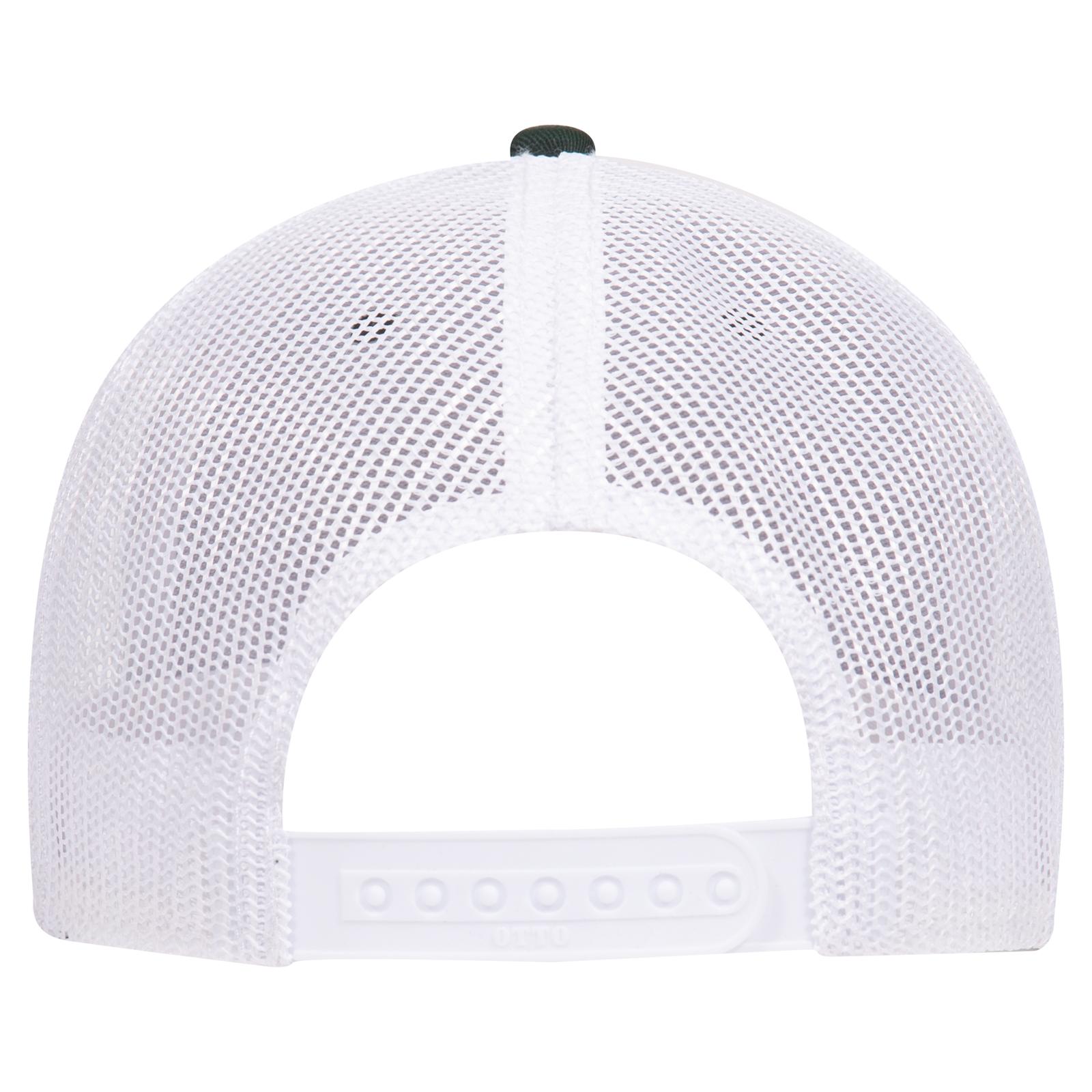 83-1239 OTTO CAP 6 Panel Low Profile Mesh Back Trucker Hat - Back Image