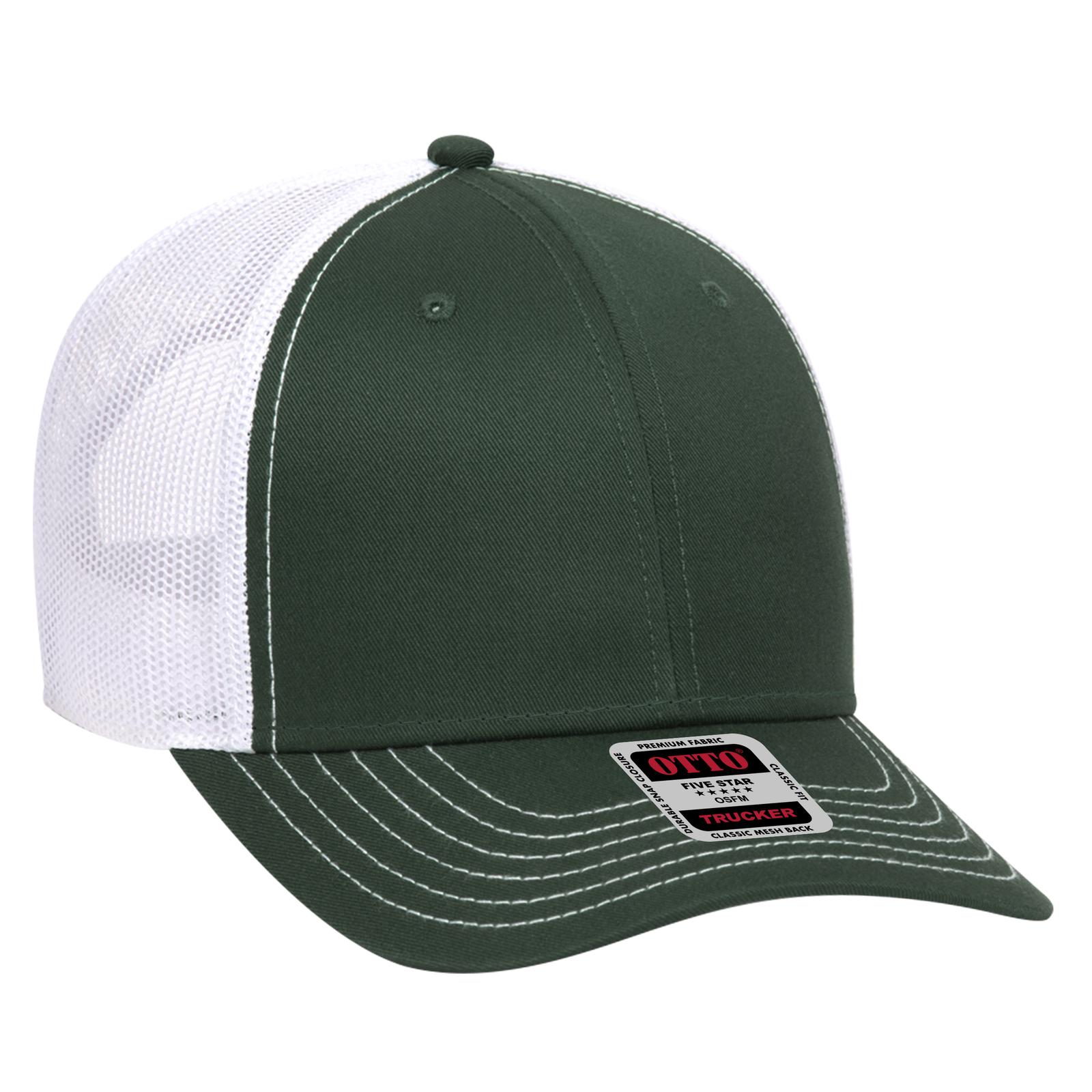 83-1239 OTTO CAP 6 Panel Low Profile Mesh Back Trucker Hat - Siide Image