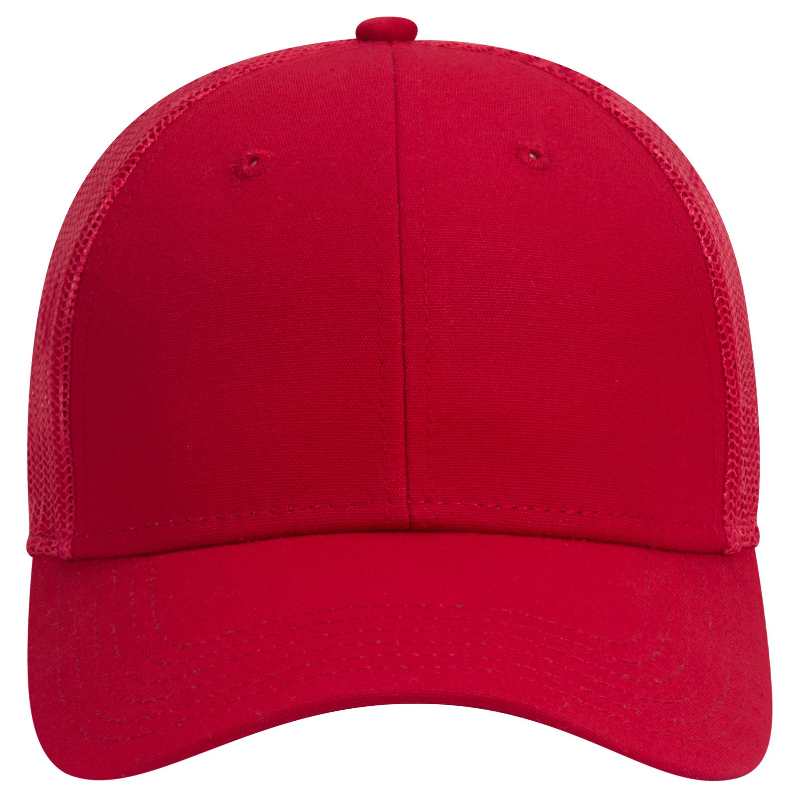 83-1273 OTTO CAP 6 Panel Low Profile Mesh Back Trucker Hat Zoom Image