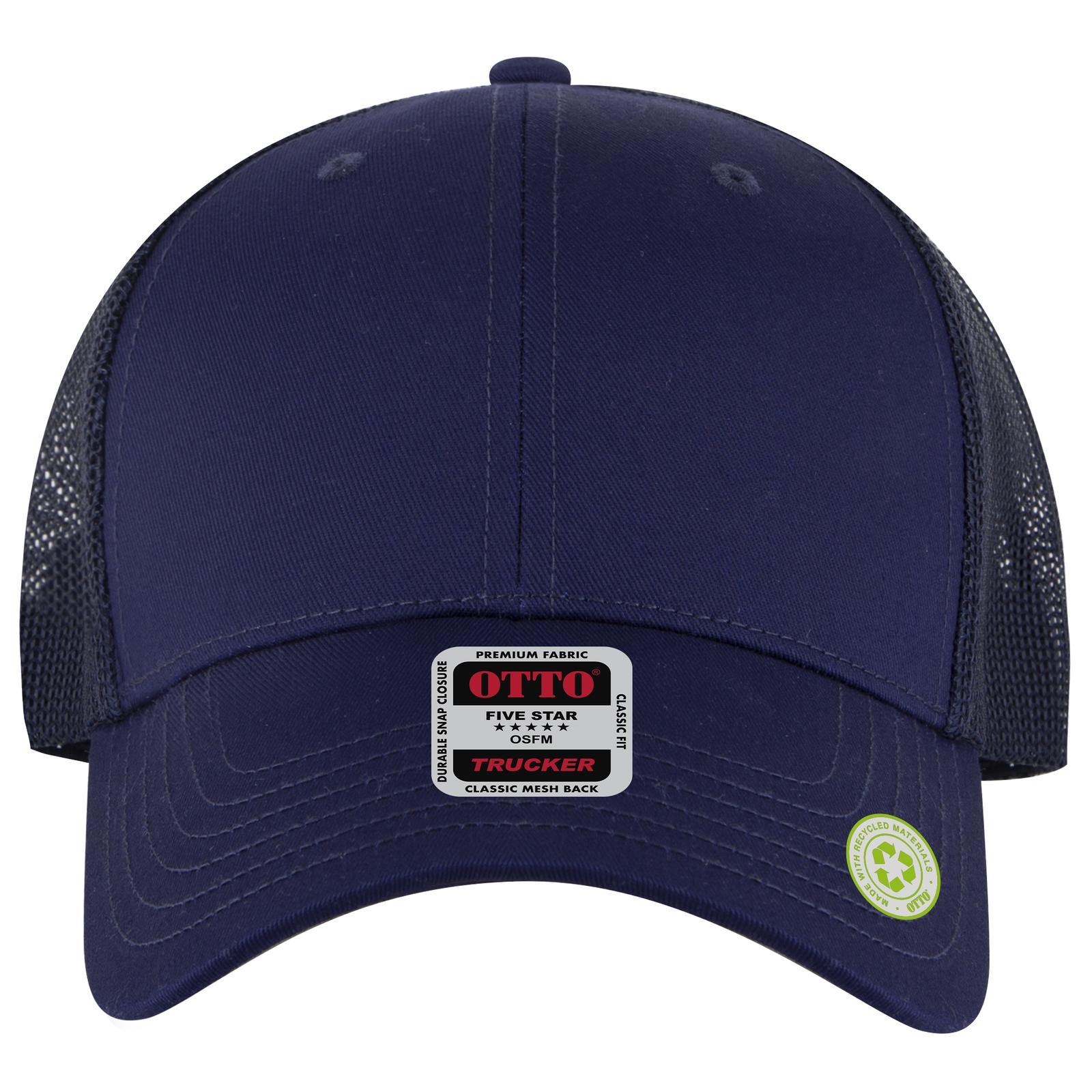 83-4 OTTO CAP 6 Panel Low Profile Mesh Back Trucker Hat 83-4 OTTO CAP 6 Panel Low Profile Mesh Back Trucker Hat