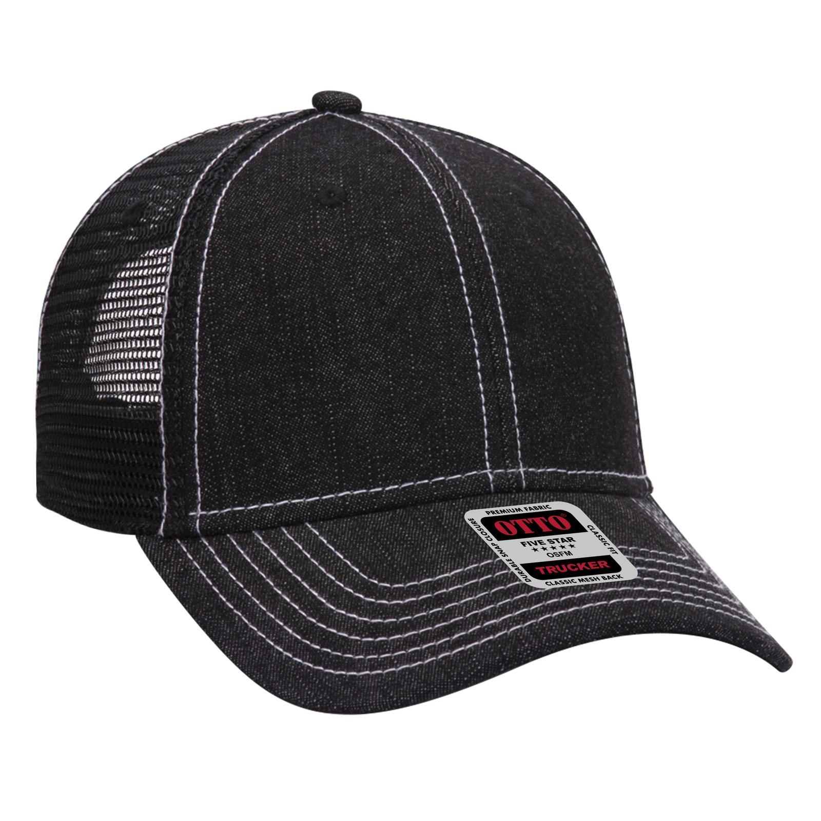 83-509 OTTO CAP 6 Panel Low Profile Mesh Back Trucker Hat - Siide Image