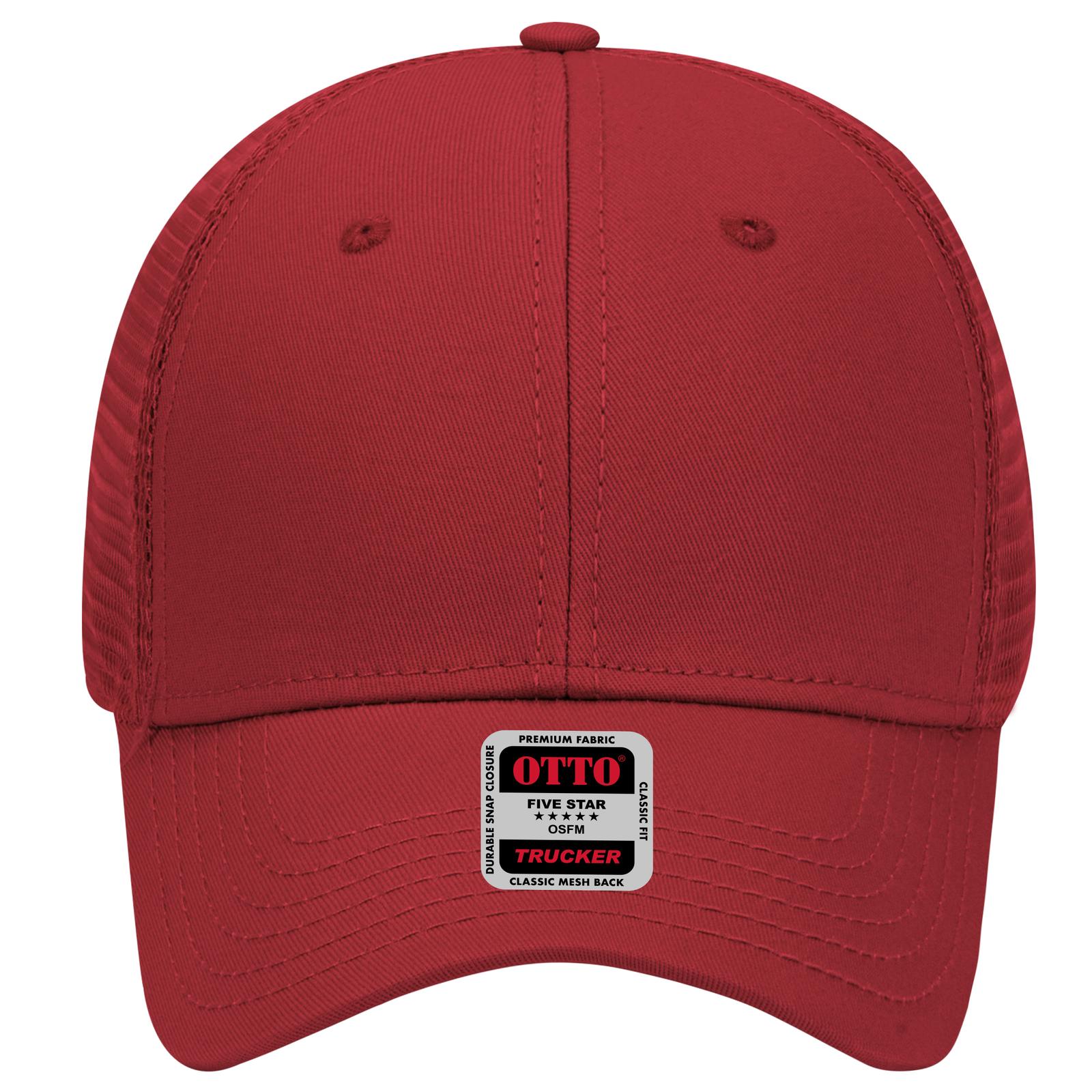 83-942 OTTO CAP 6 Panel Low Profile Mesh Back Trucker Hat