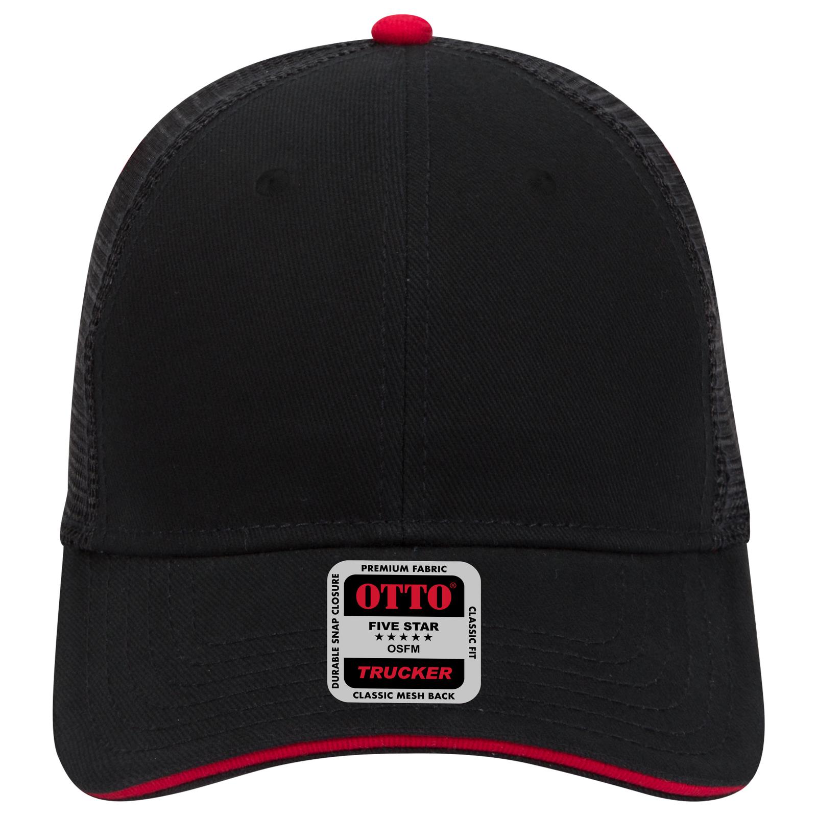 84-482 OTTO CAP 6 Panel Low Profile Mesh Back Trucker Hat 84-482 OTTO CAP 6 Panel Low Profile Mesh Back Trucker Hat