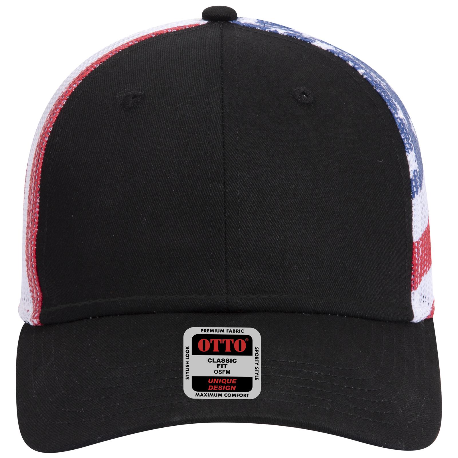 88-1280 OTTO CAP 6 Panel Low Profile Mesh Back Trucker Hat