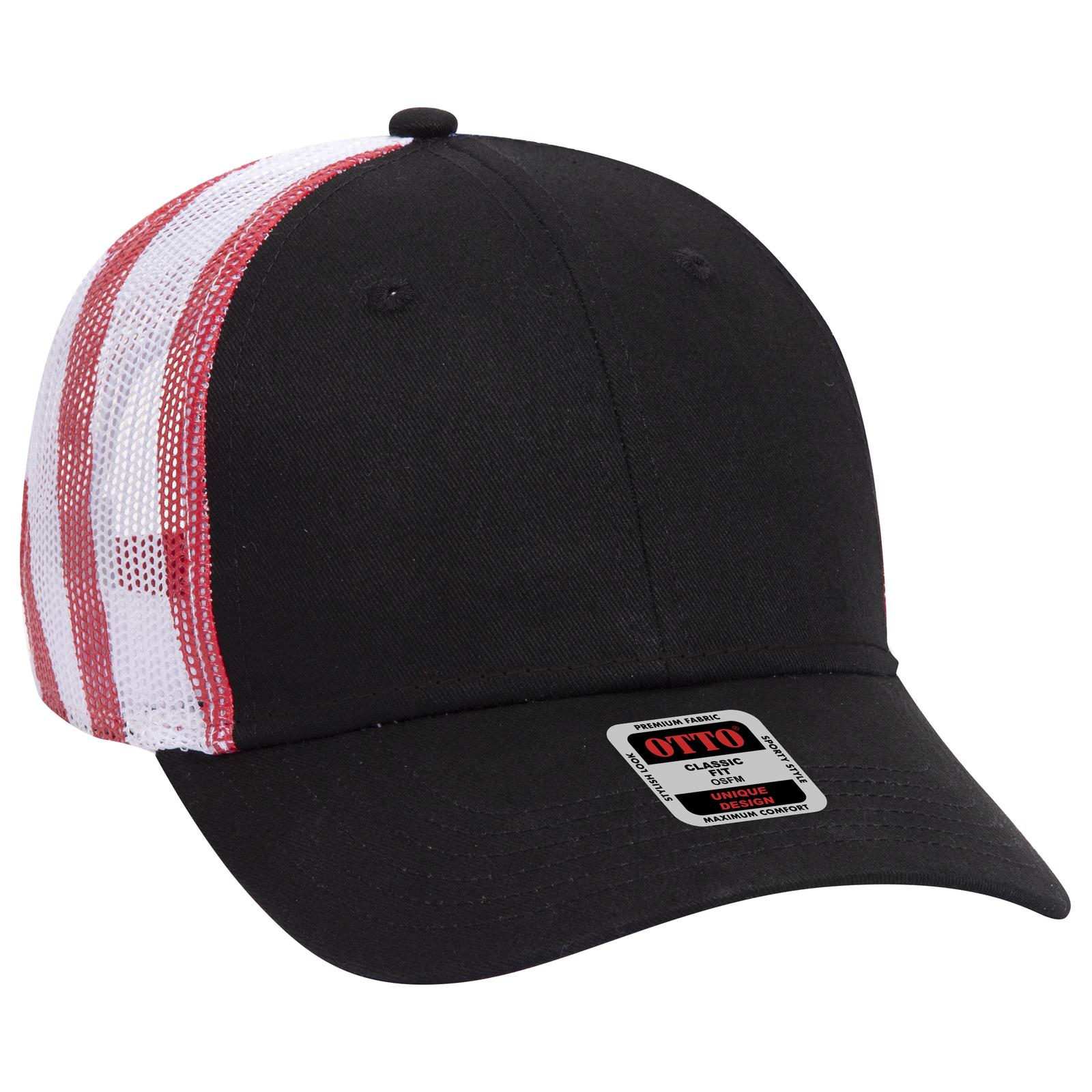 88-1280 OTTO CAP 6 Panel Low Profile Mesh Back Trucker Hat - Siide Image