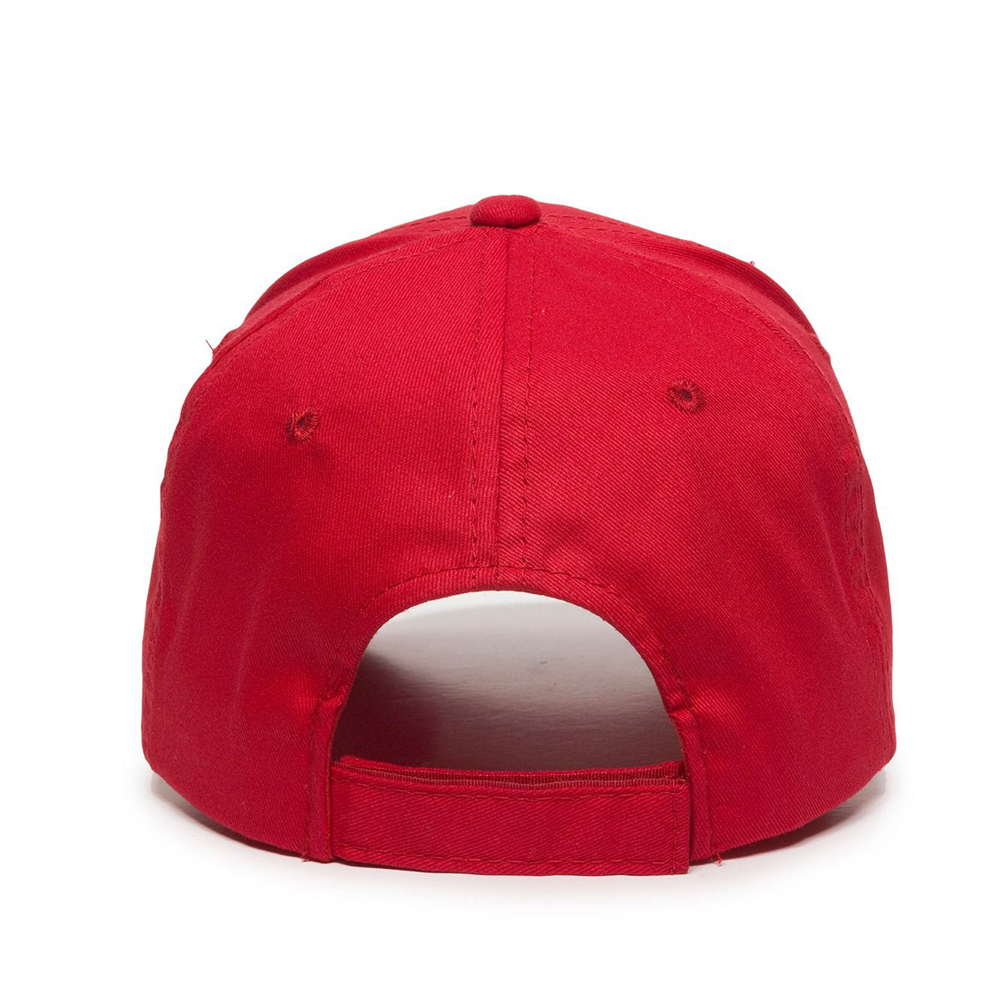 BCT-600 Outdoor Cap Structured Brushed Twill Cap BCT-600 Outdoor Cap Structured Brushed Twill Cap - Back Image