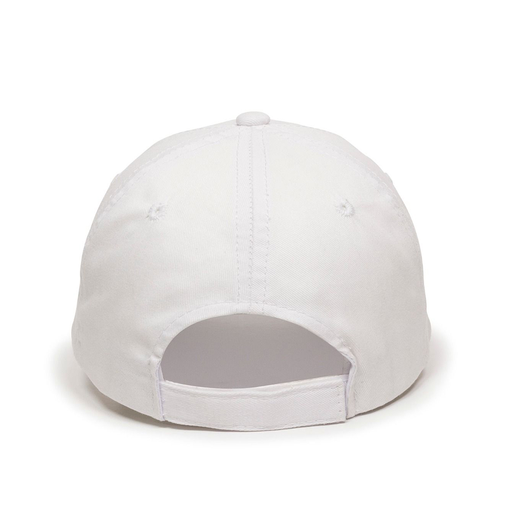 GL-271 Outdoor Cap Cotton Twill Solid Back Cap - Back Image