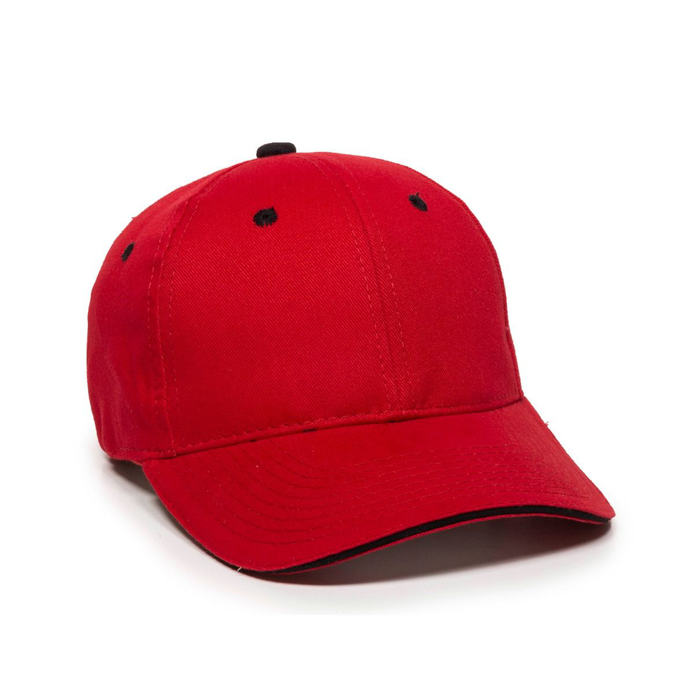 GL-845 Outdoor Cap Brushed Twill Sandwich Visor Cap GL-845 Outdoor Cap Brushed Twill Sandwich Visor Cap