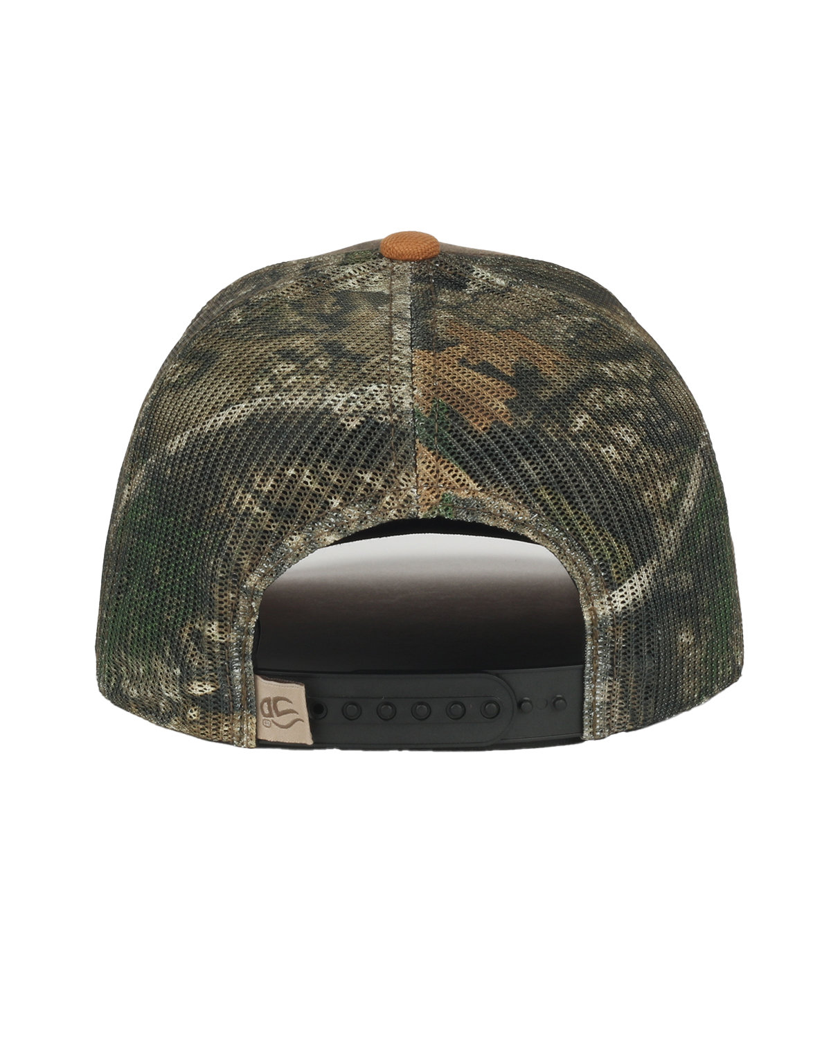 HPC615M Outdoor Cap Structured Camo Mesh Back Hat - Back Image