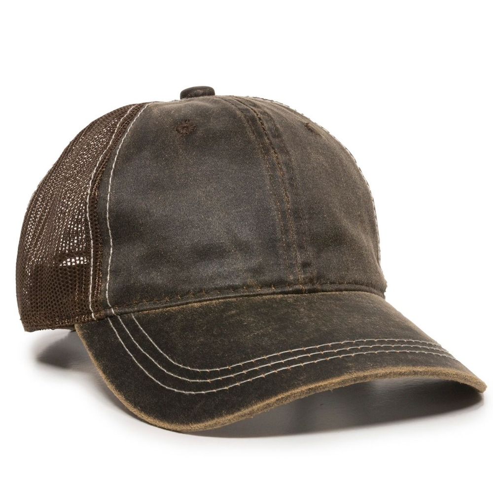 HPD610M Outdoor Cap Weathered Mesh-Back Cap HPD610M Outdoor Cap Weathered Mesh-Back Cap
