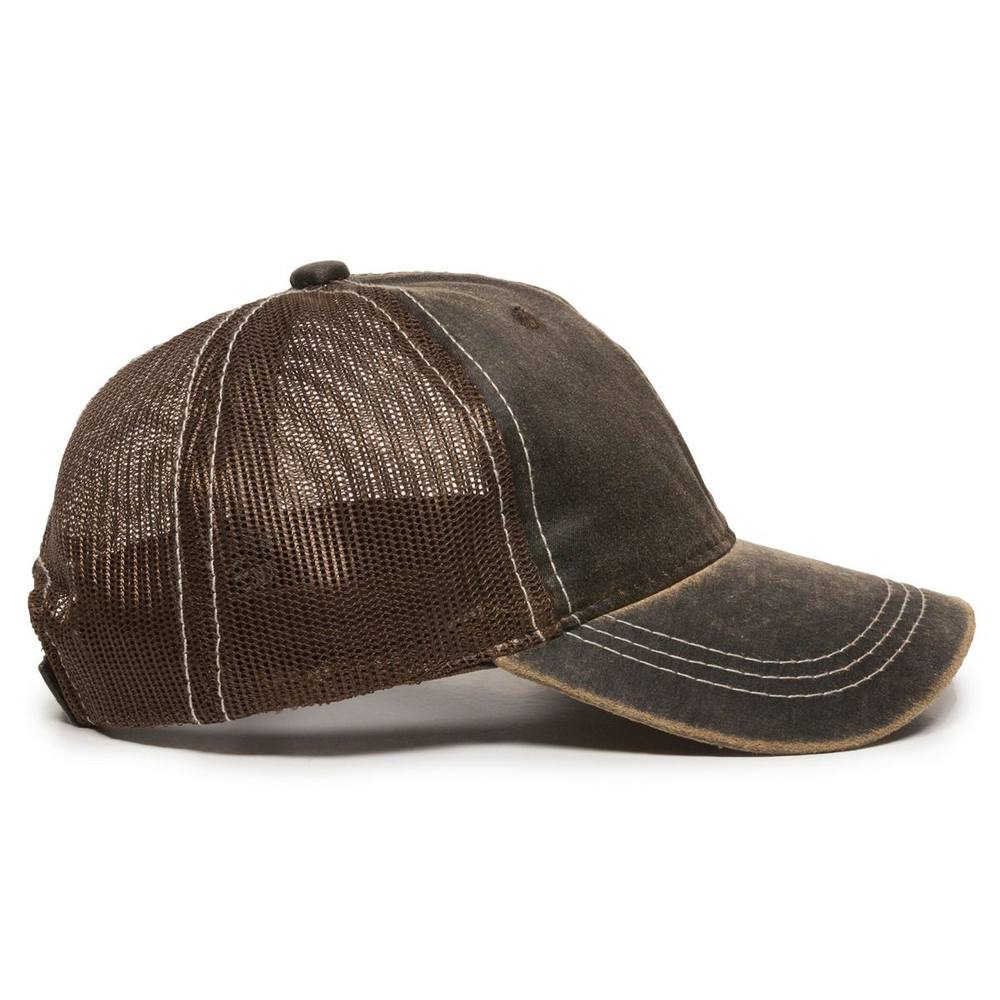 HPD610M Outdoor Cap Weathered Mesh-Back Cap HPD610M Outdoor Cap Weathered Mesh-Back Cap - Siide Image