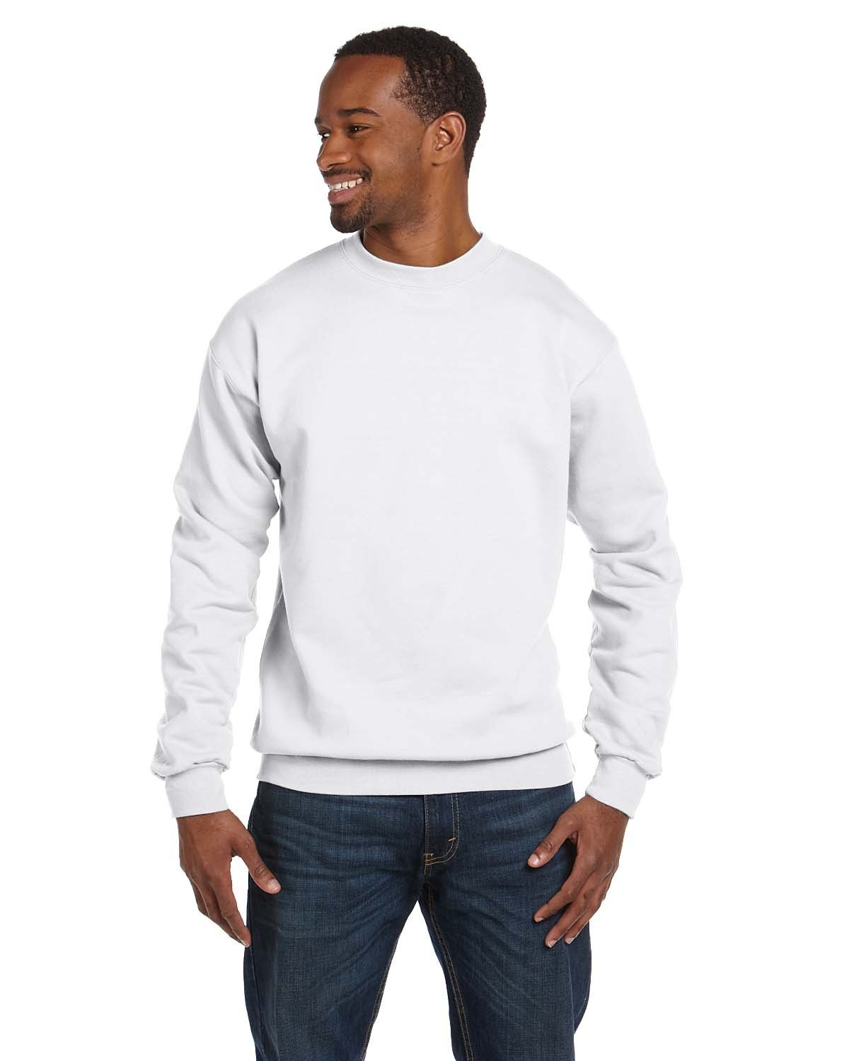 P1607 Hanes Unisex Ecosmart 50/50 Crewneck Sweatshirt Zoom Image