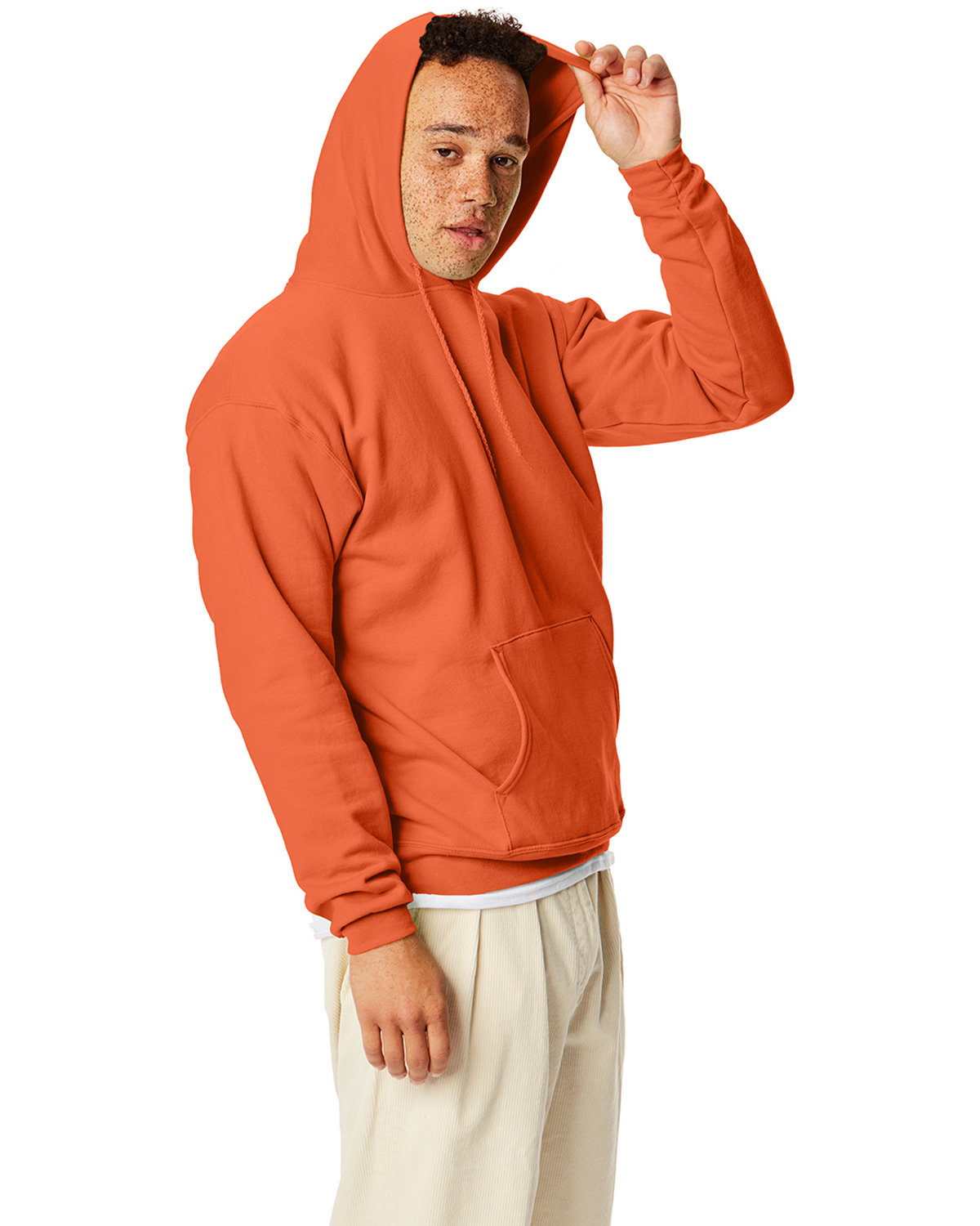 P170 Hanes - EcoSmart® Hooded Sweatshirt - Siide Image