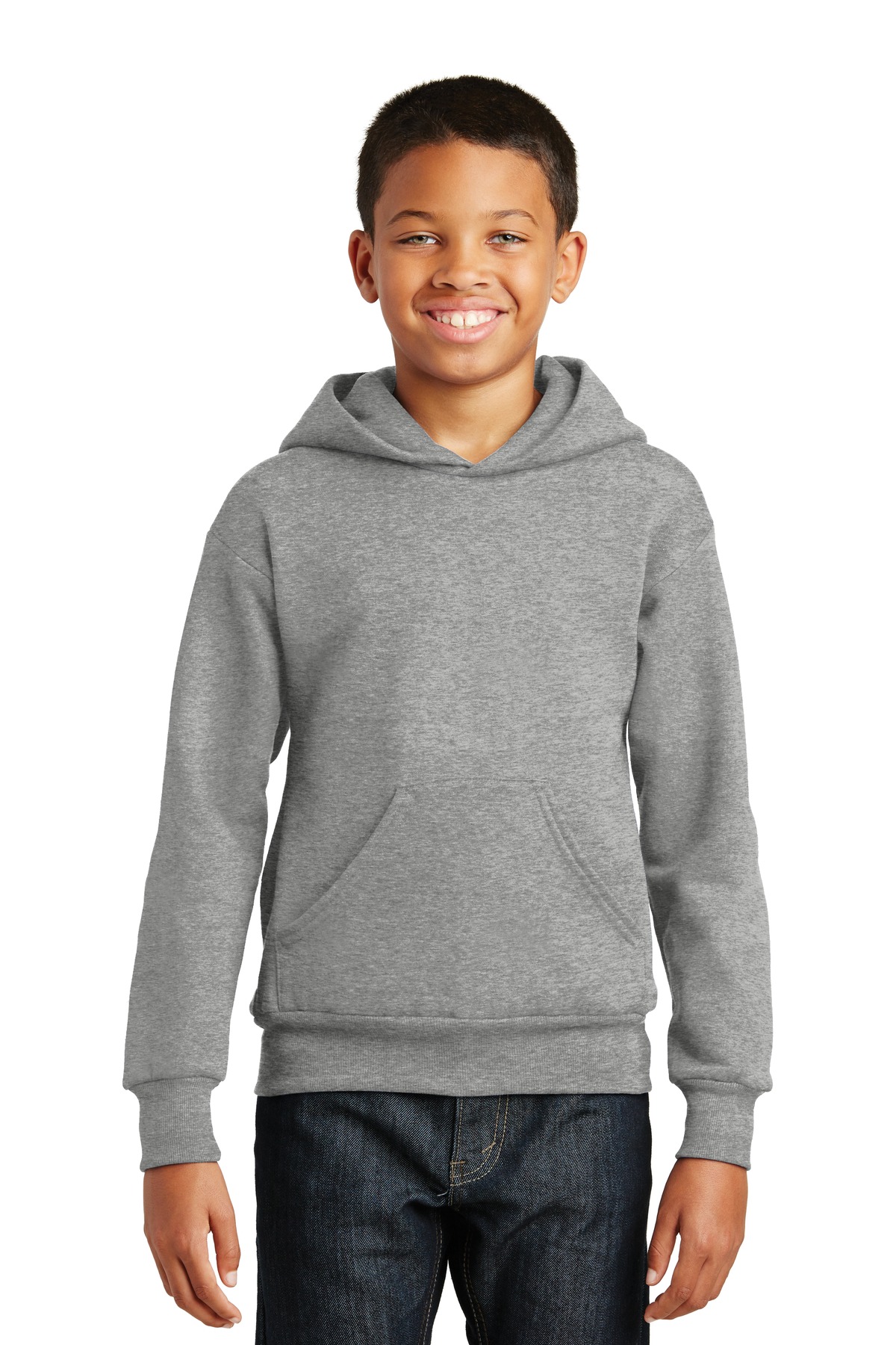 P470 Hanes - Youth EcoSmart Pullover Hooded Sweatshirt.