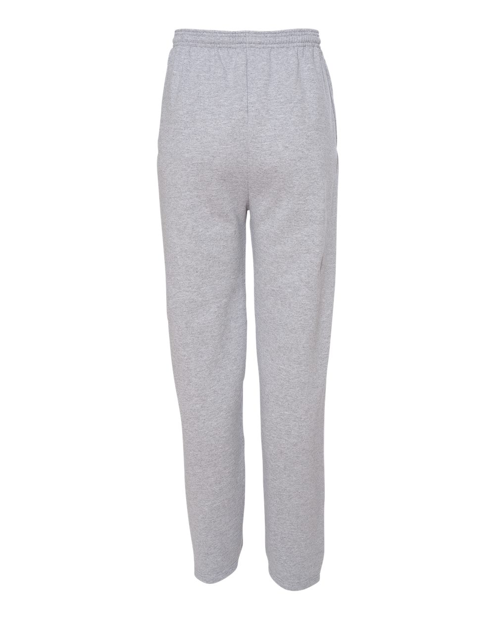 P800 Champion Double Dry Eco Open Bottom Sweatpants with Pockets - Back Image