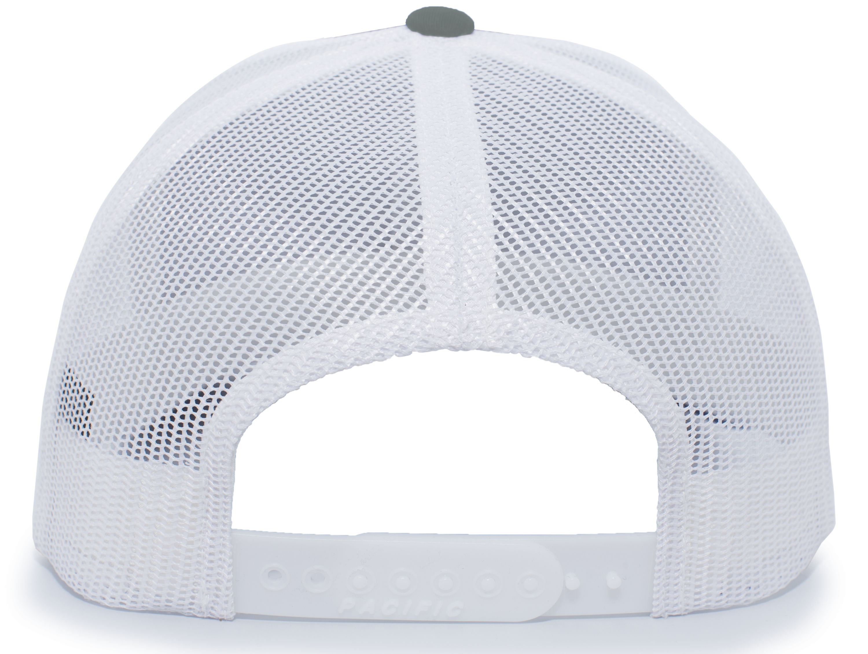 104S PACIFIC HEADWEAR Contrast Stitch Trucker Snapback - Back Image