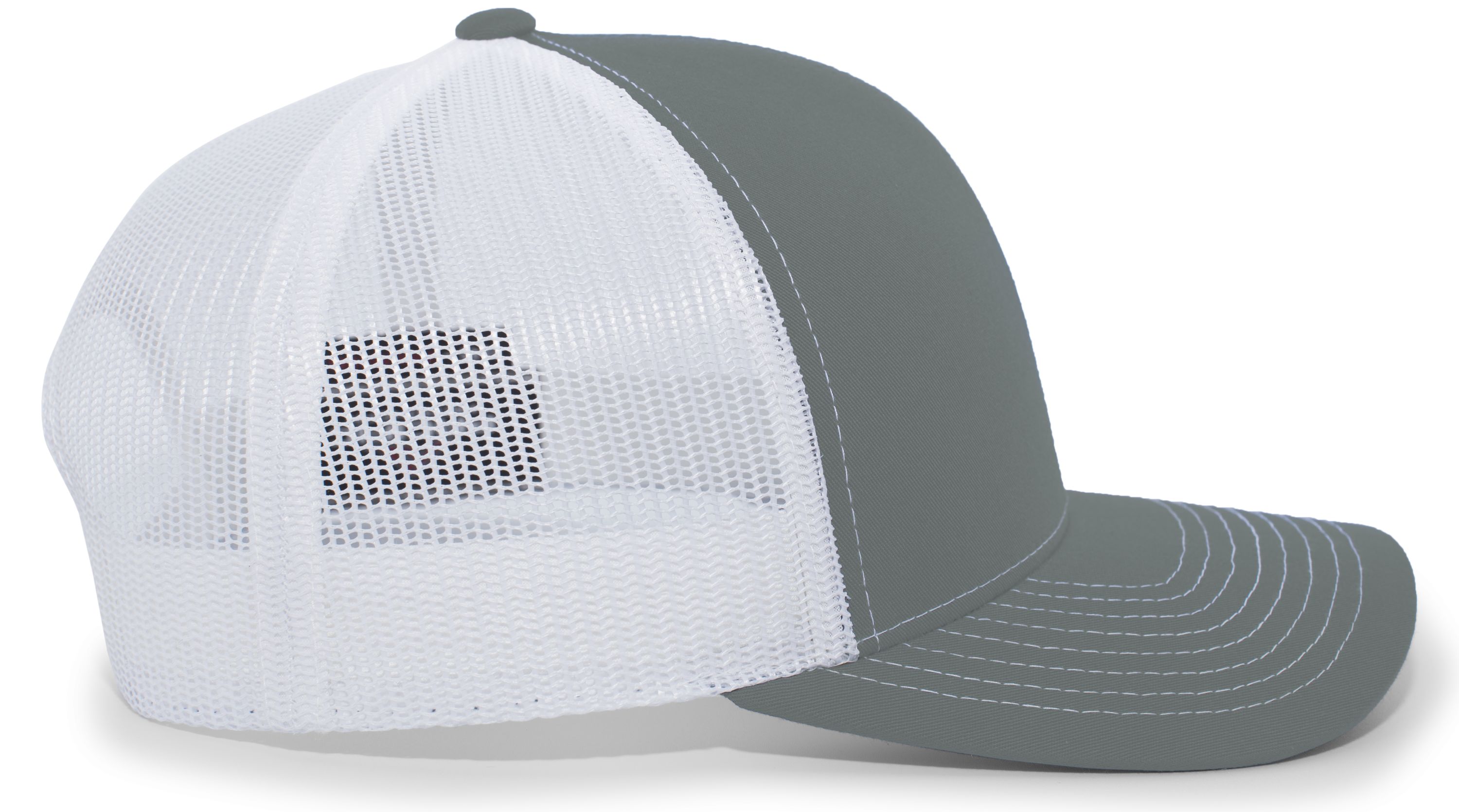 104S PACIFIC HEADWEAR Contrast Stitch Trucker Snapback - Siide Image