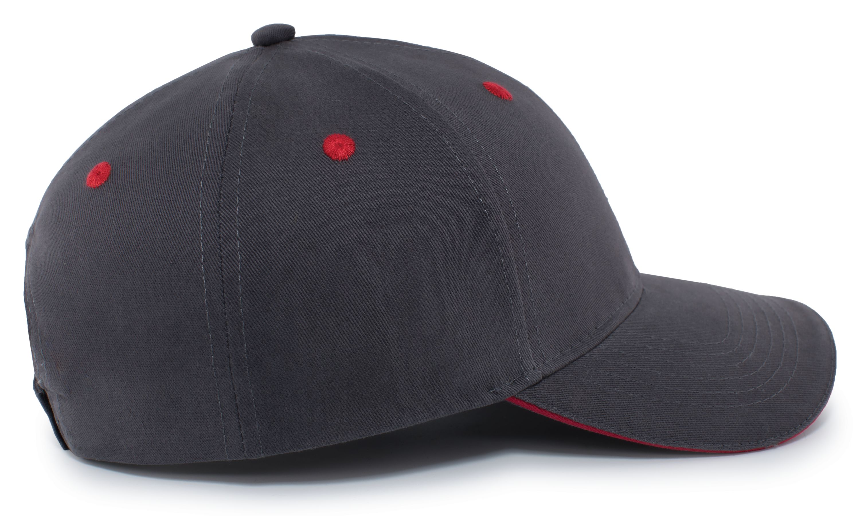 121C PACIFIC HEADWEAR Brushed Twill Cap With Sandwich Bill - Siide Image