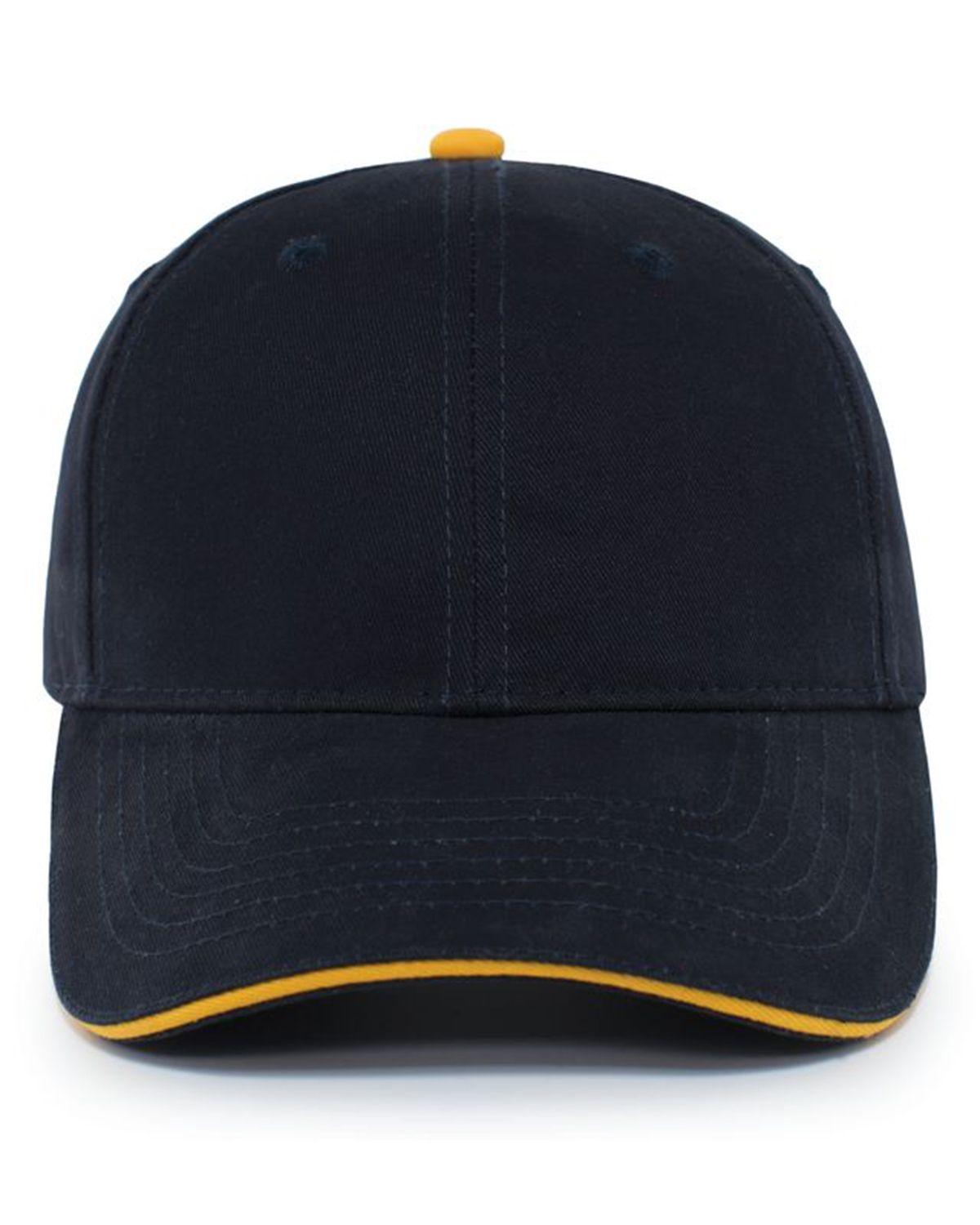 121C PACIFIC HEADWEAR Brushed Twill Cap With Sandwich Bill
