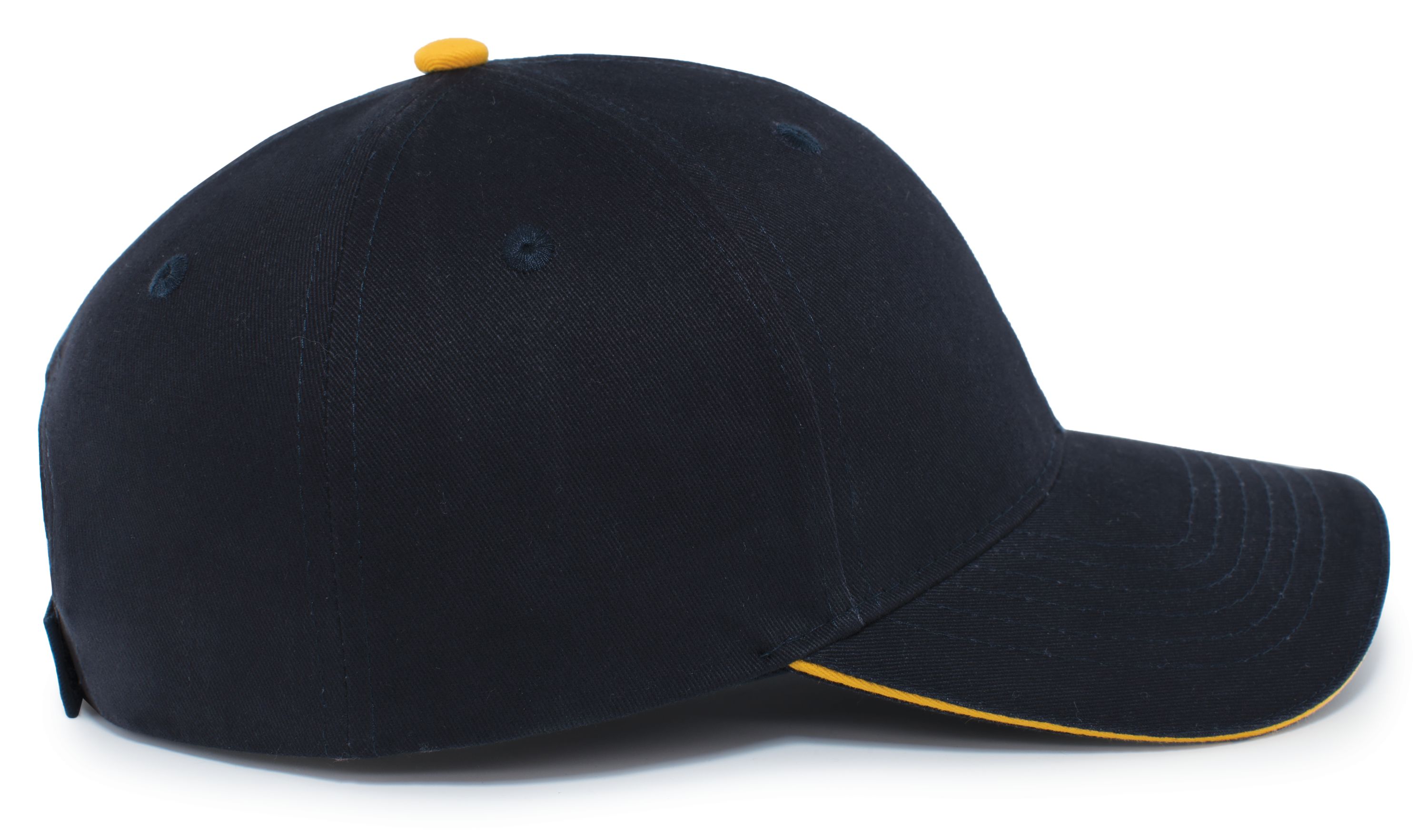 121C PACIFIC HEADWEAR Brushed Twill Cap With Sandwich Bill - Siide Image