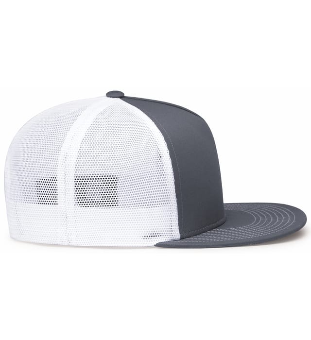 4D7 PACIFIC HEADWEAR D-SERIES 5-PANEL TRUCKER SNAPBACK CAP - Siide Image