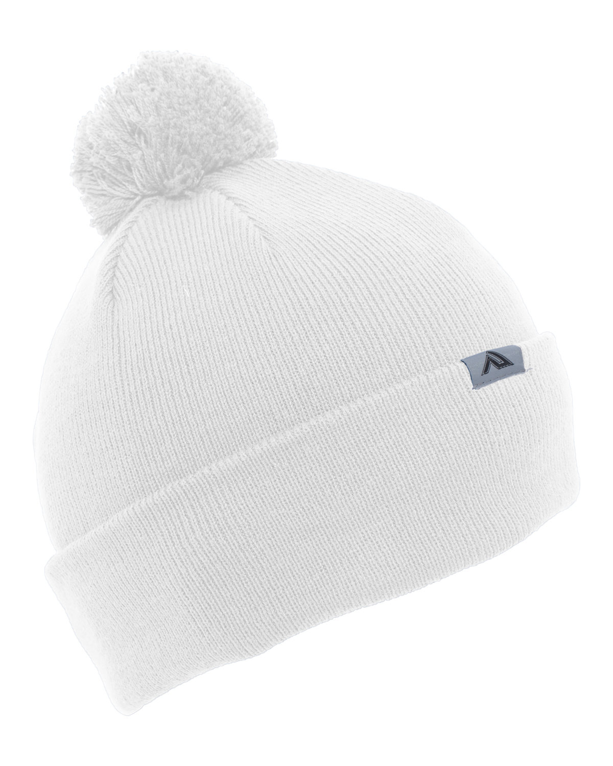 641K PACIFIC HEADWEAR Knit Fold-Over Pom-Pom Beanie 641K PACIFIC HEADWEAR Knit Fold-Over Pom-Pom Beanie - Siide Image