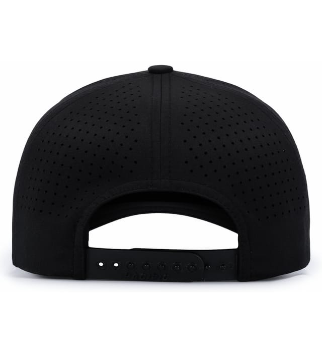P413 Pacific Headwear Lightweight Perforated Snapback - Back Image