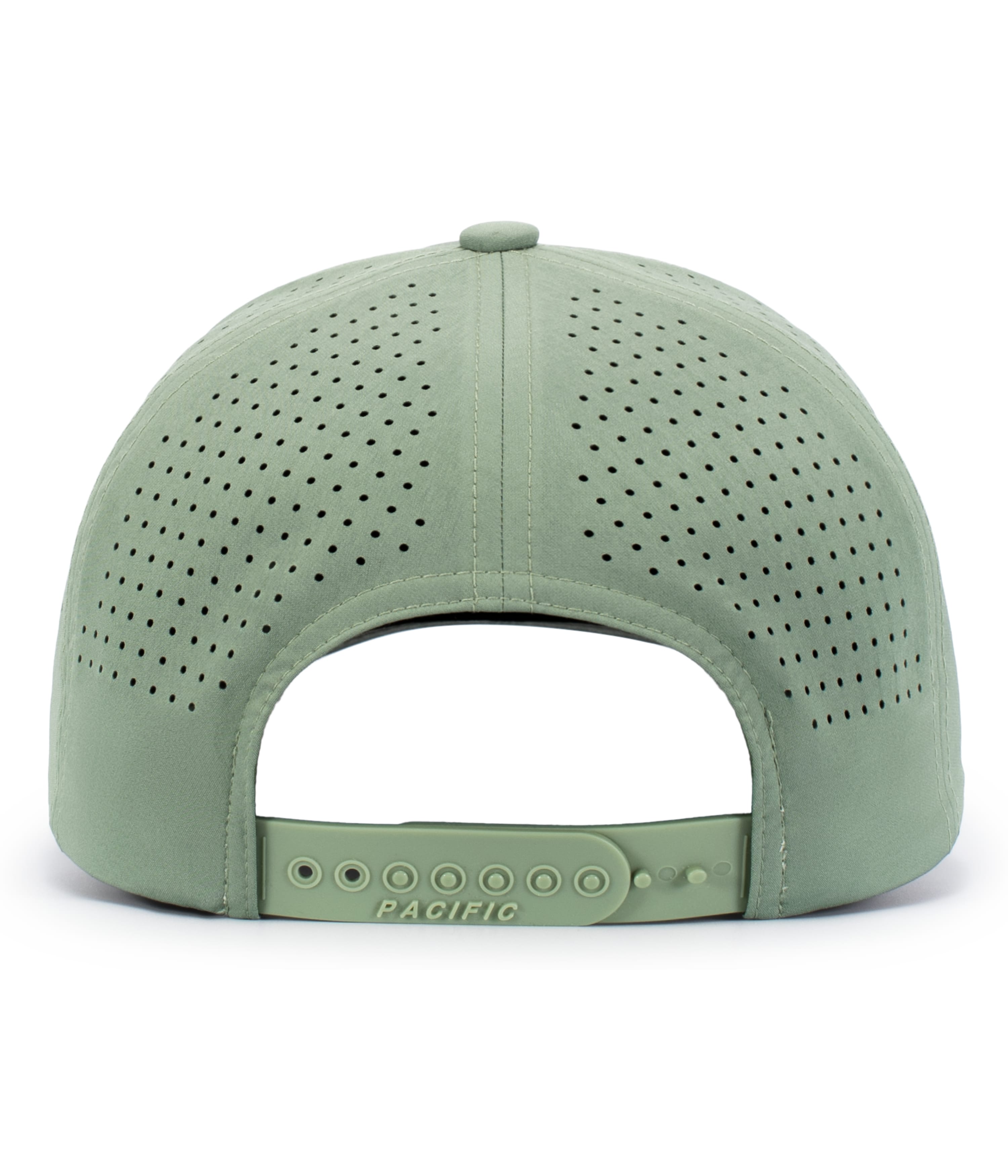 P413 Pacific Headwear Lightweight Perforated Snapback - Back Image