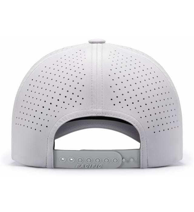P413 PACIFIC HEADWEAR LIGHTWEIGHT PERFORATED SNAPBACK - Back Image