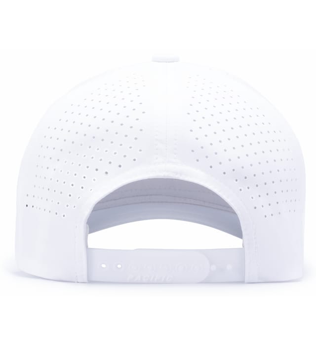 P413 PACIFIC HEADWEAR LIGHTWEIGHT PERFORATED SNAPBACK - Back Image