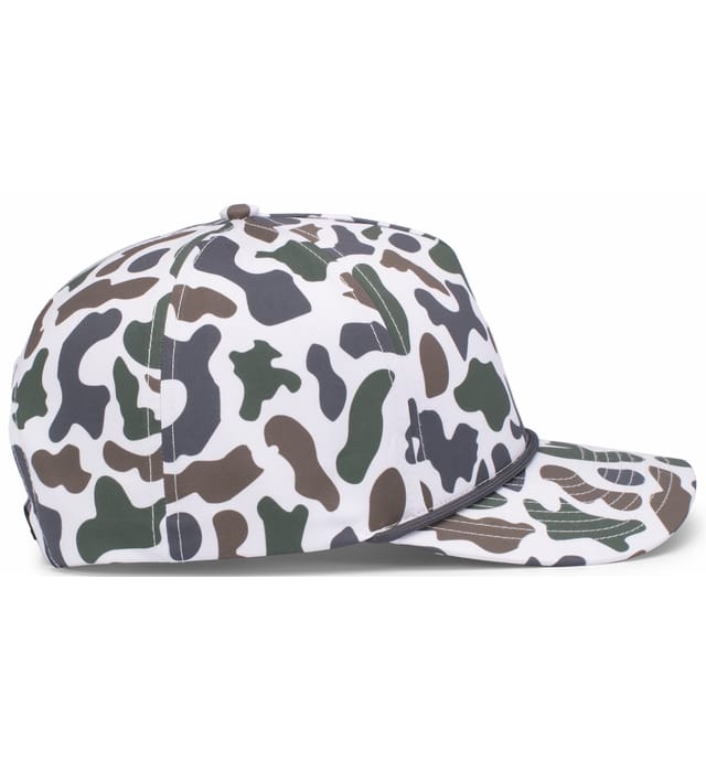 P685 PACIFIC HEADWEAR DUCK CAMO 5-PANEL TRUCKER CAP - Siide Image