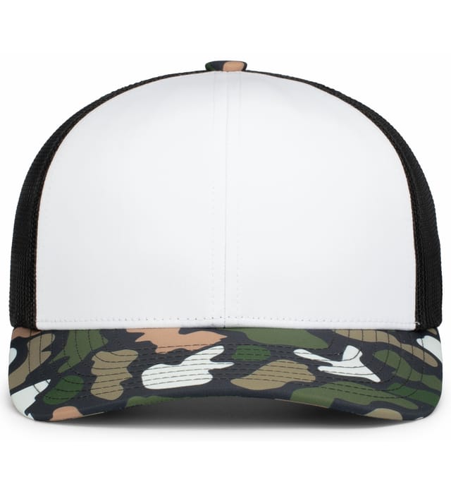 P686 PACIFIC HEADWEAR DUCK CAMO TRUCKER SNAPBACK CAP P686 PACIFIC HEADWEAR DUCK CAMO TRUCKER SNAPBACK CAP