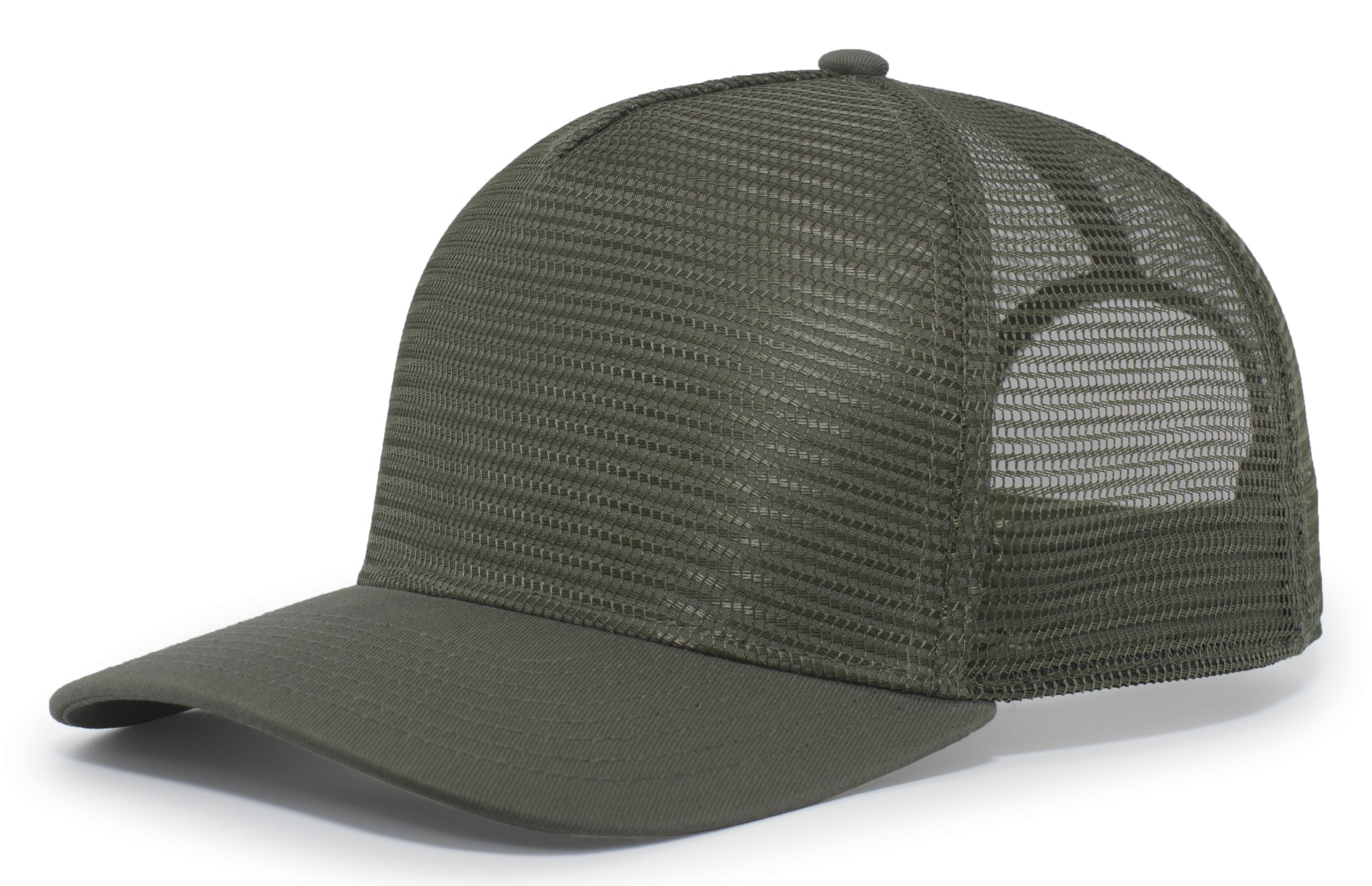 P724 PACIFIC HEADWEAR 5-Panel Mesh Overlay Trucker Snapback