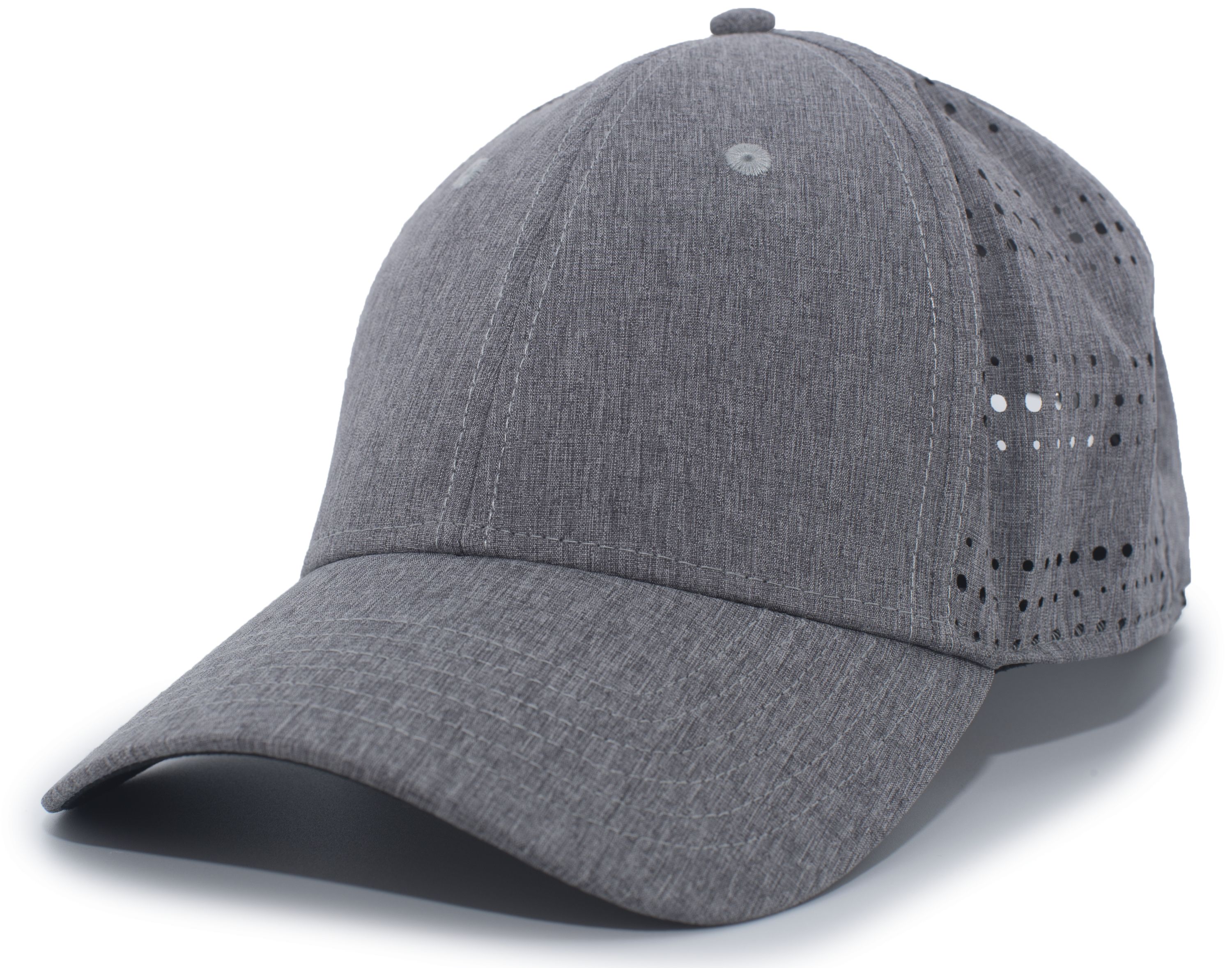P747 PACIFIC HEADWEAR Perforated Hook-And-Loop Adjustable Cap