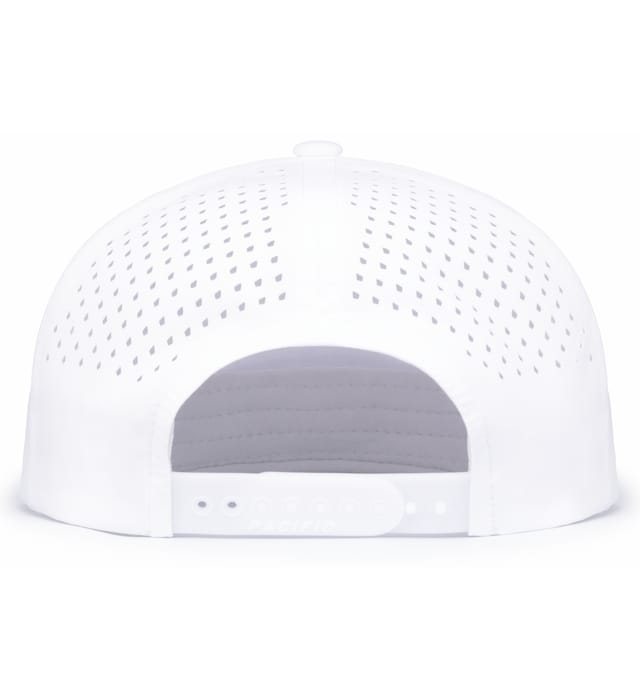 P788 PACIFIC HEADWEAR PERFORATED 6-PANEL ARCH CAP P788 PACIFIC HEADWEAR PERFORATED 6-PANEL ARCH CAP - Back Image