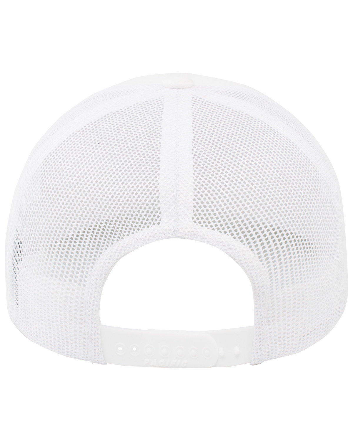 104BR PACIFIC HEADWEAR Trucker Snapback Braid Cap 104BR PACIFIC HEADWEAR Trucker Snapback Braid Cap - Back Image