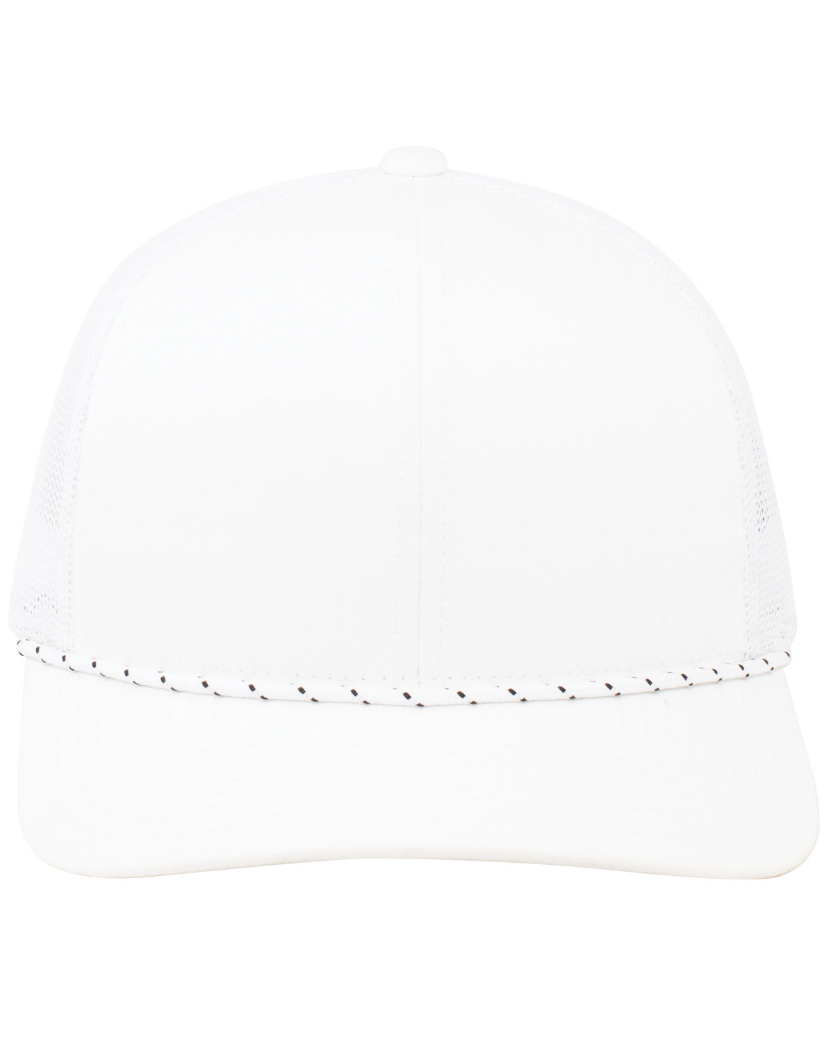 104BR PACIFIC HEADWEAR Trucker Snapback Braid Cap 104BR PACIFIC HEADWEAR Trucker Snapback Braid Cap